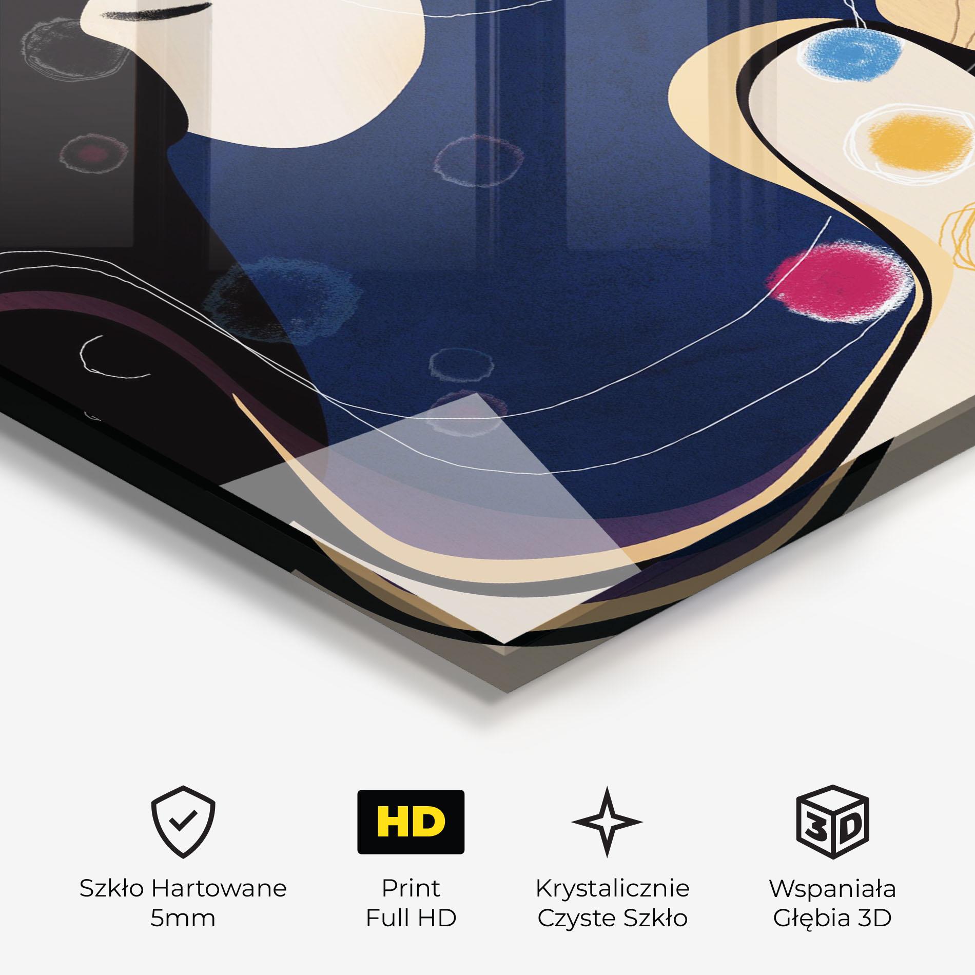 Obraz na Szkle Decorative Girl Painting mockup 3