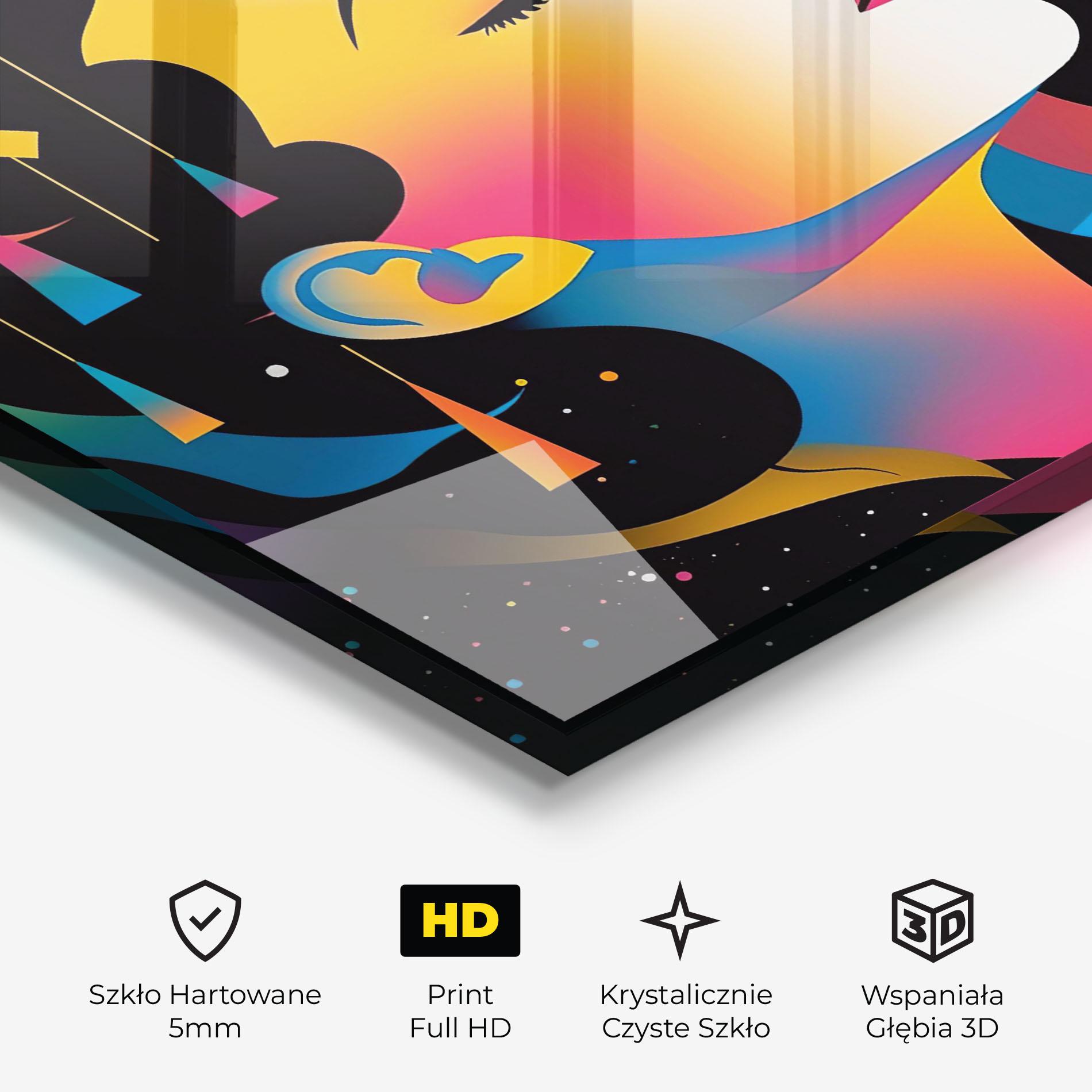 Obraz na Szkle Dreamy Night Female mockup 3