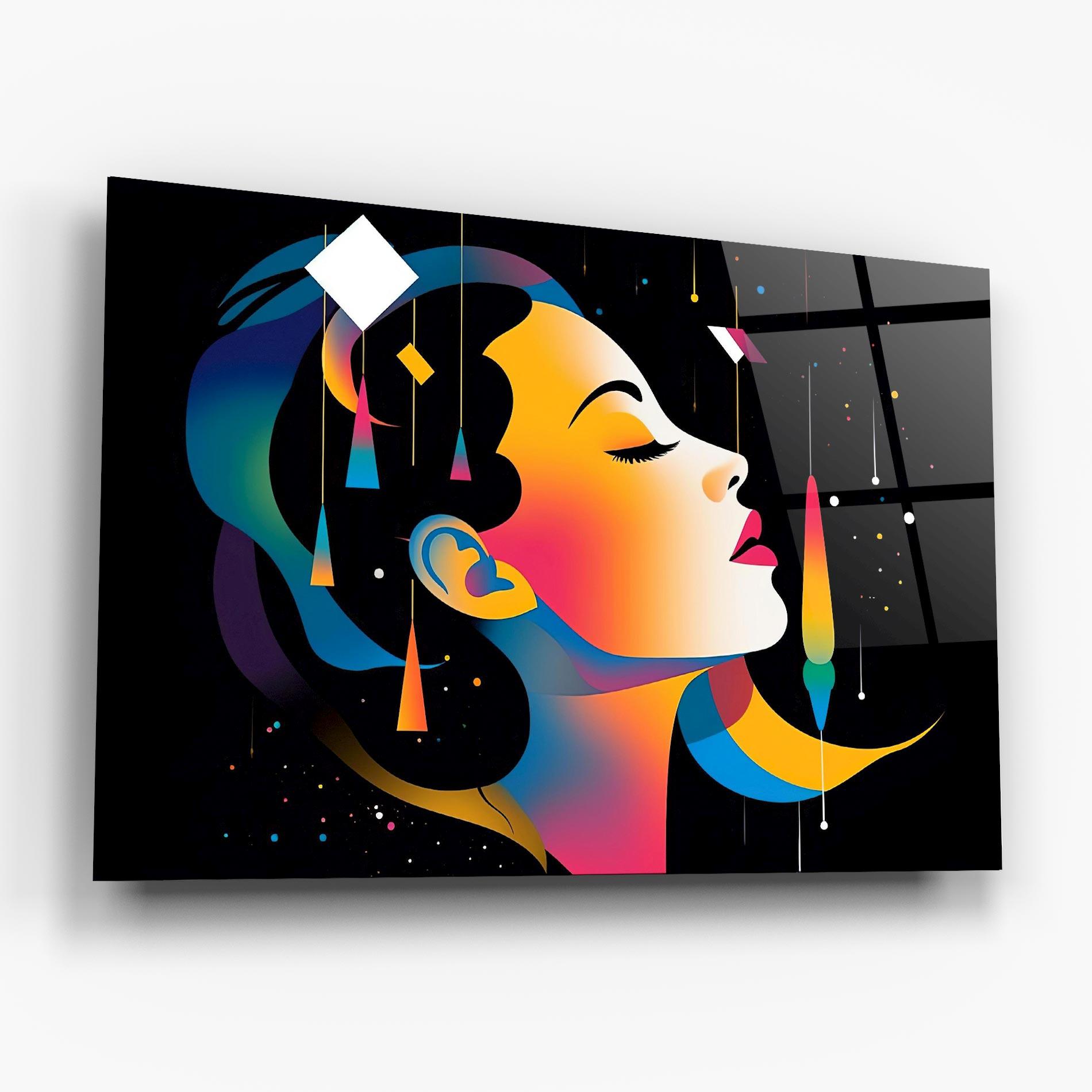 Obraz na Szkle Dreamy Night Female mockup 6