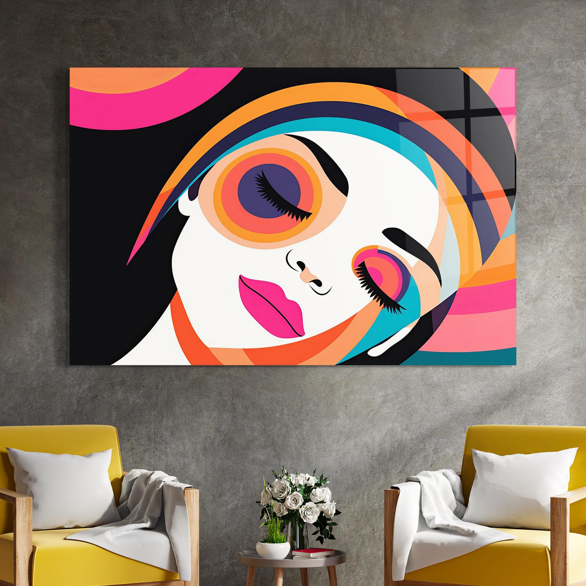 Obraz na Szkle Hypnotic Dreams mockup 4