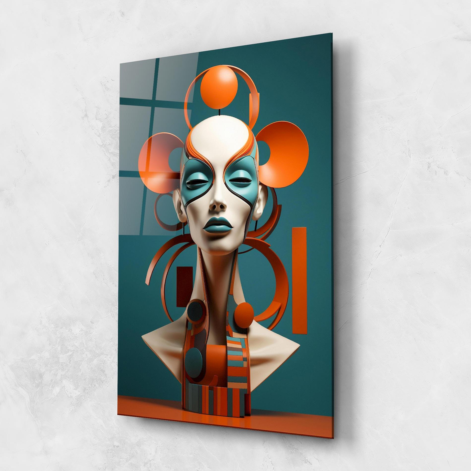 Obraz na Szkle Interesting Woman Concept mockup 1