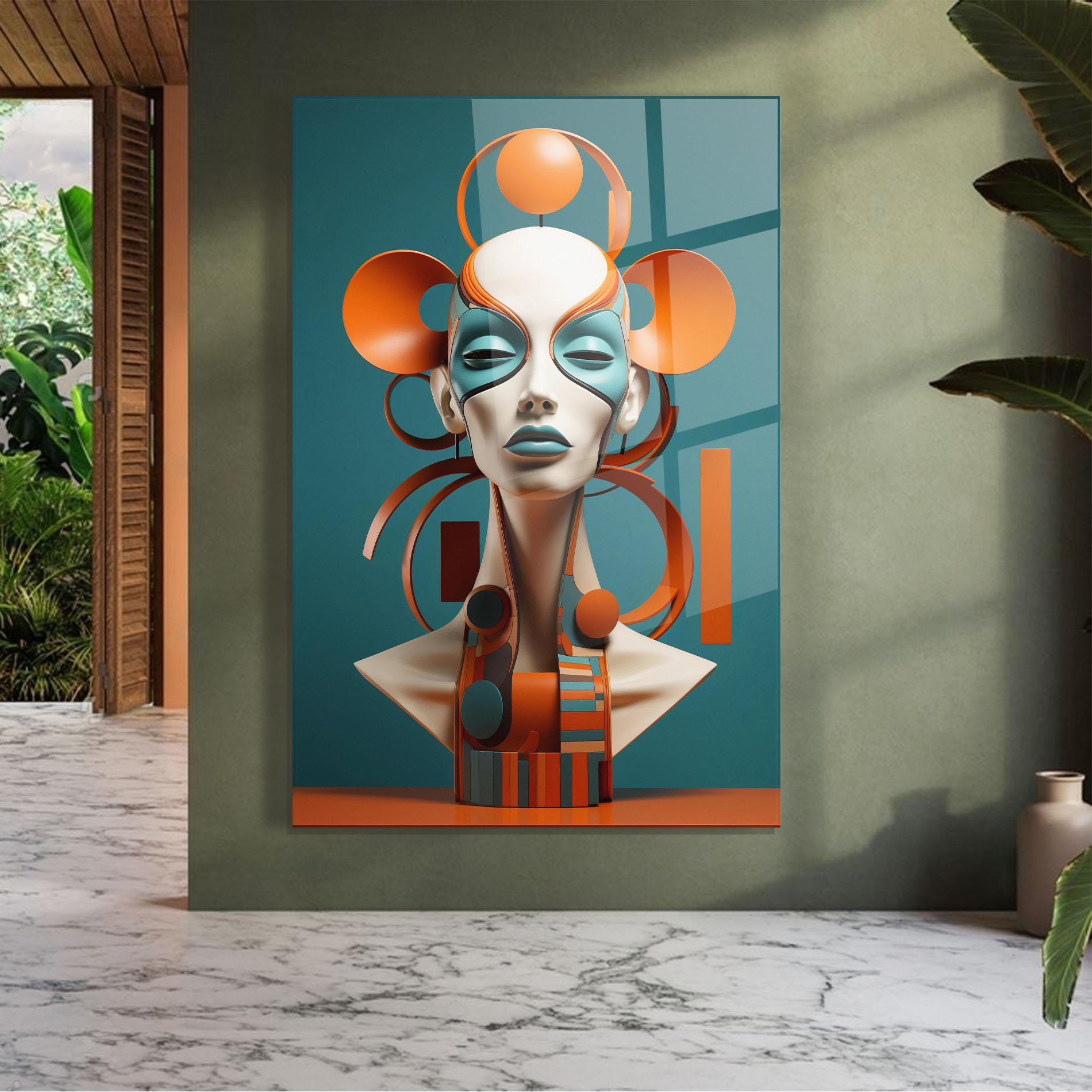 Obraz na Szkle Interesting Woman Concept mockup 7