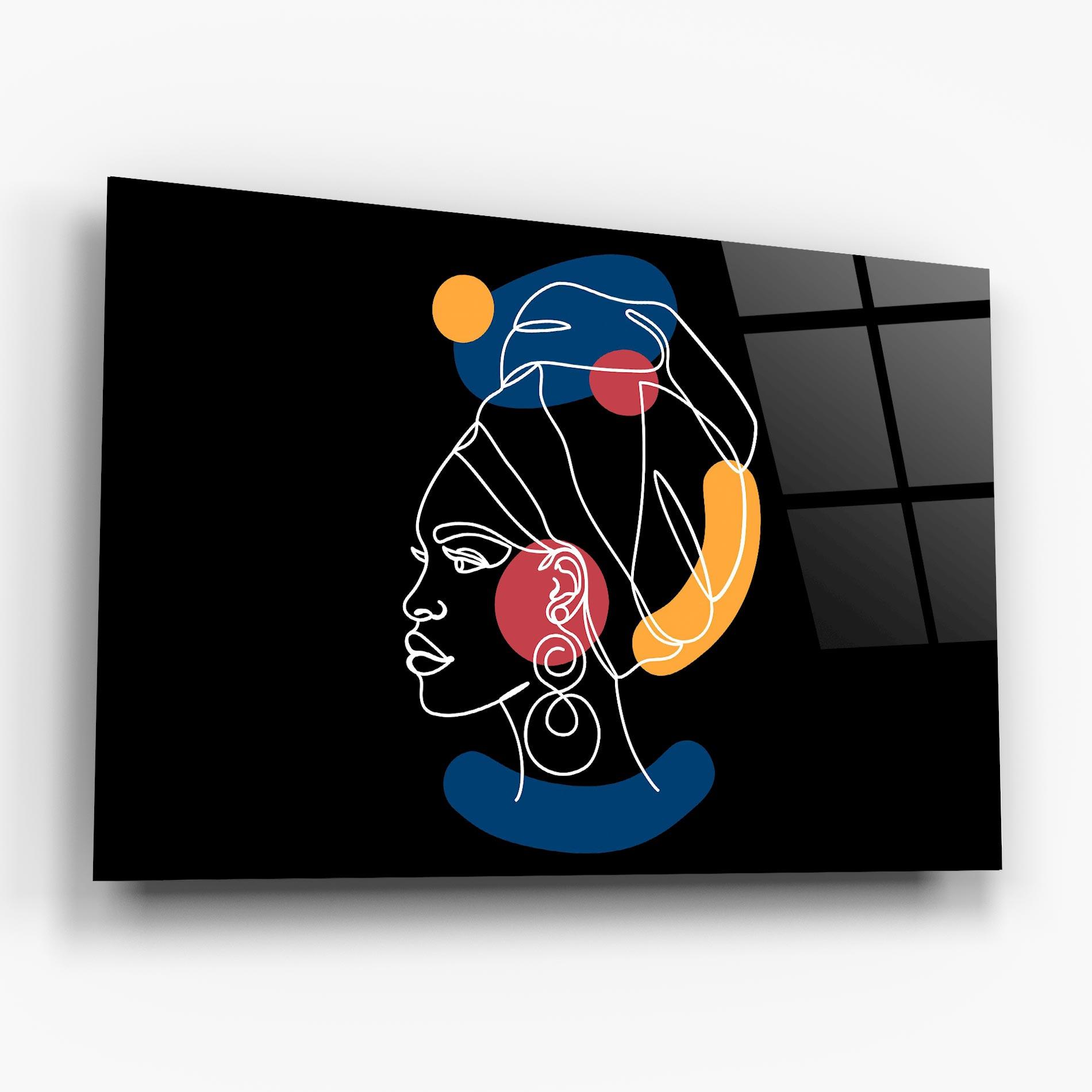 Obraz na Szkle African Blue Yellow mockup 6