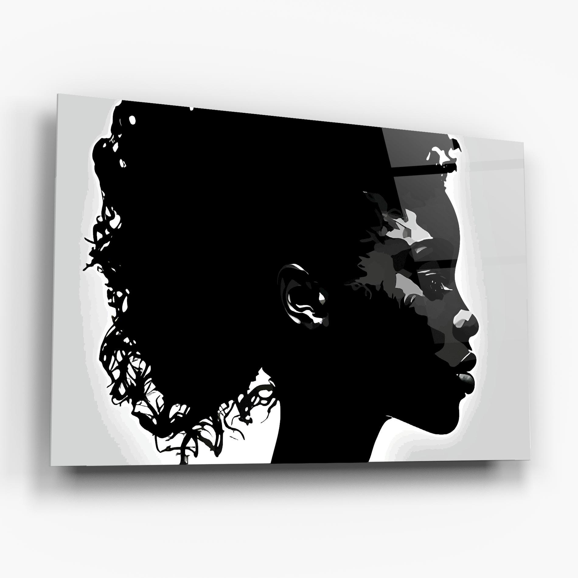 Obraz na Szkle Black African Woman mockup 6