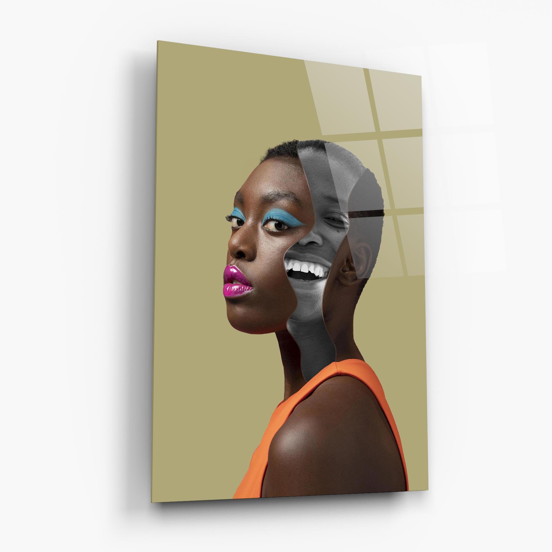 Obraz na Szkle American Woman Collage mockup 6