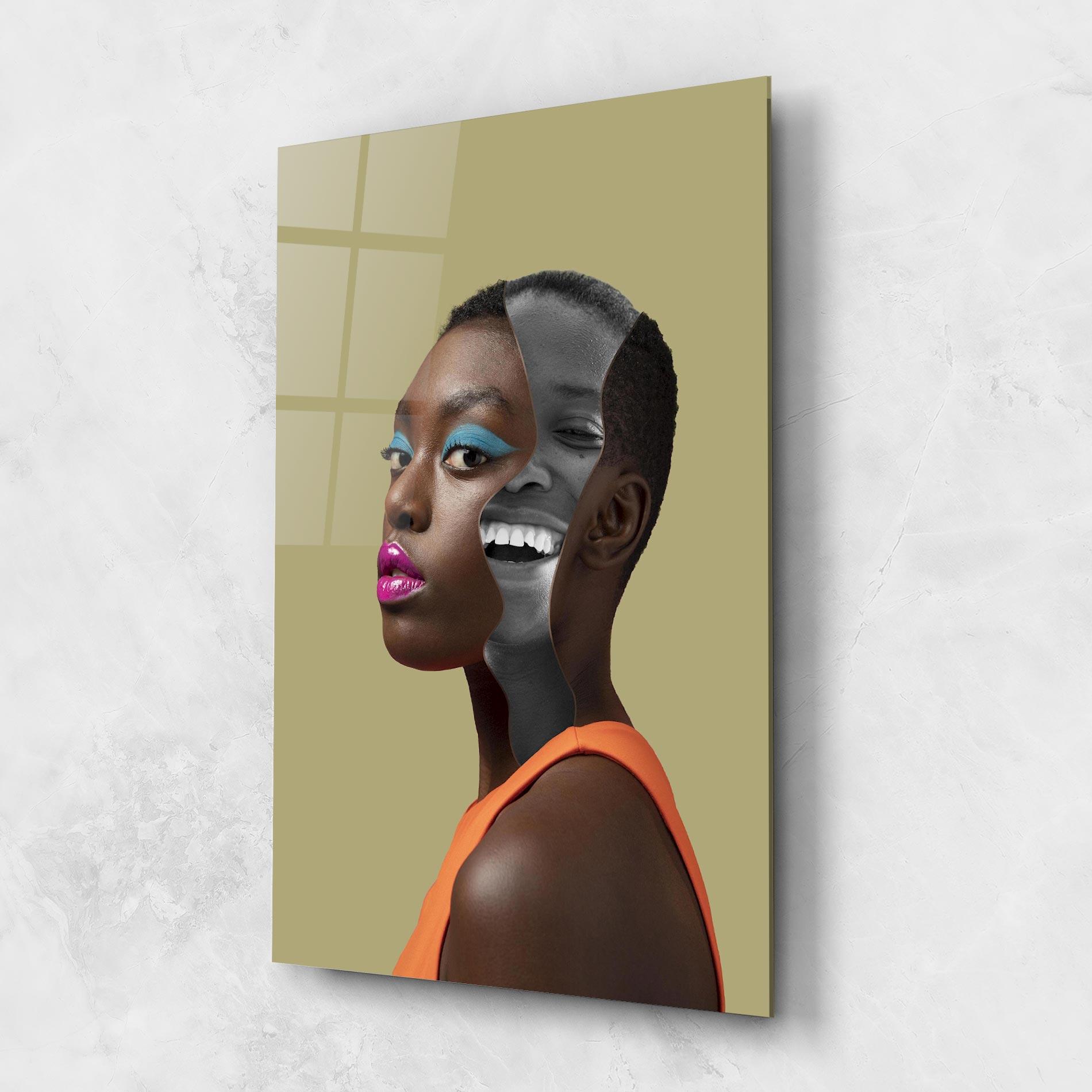 Obraz na Szkle American Woman Collage mockup 1