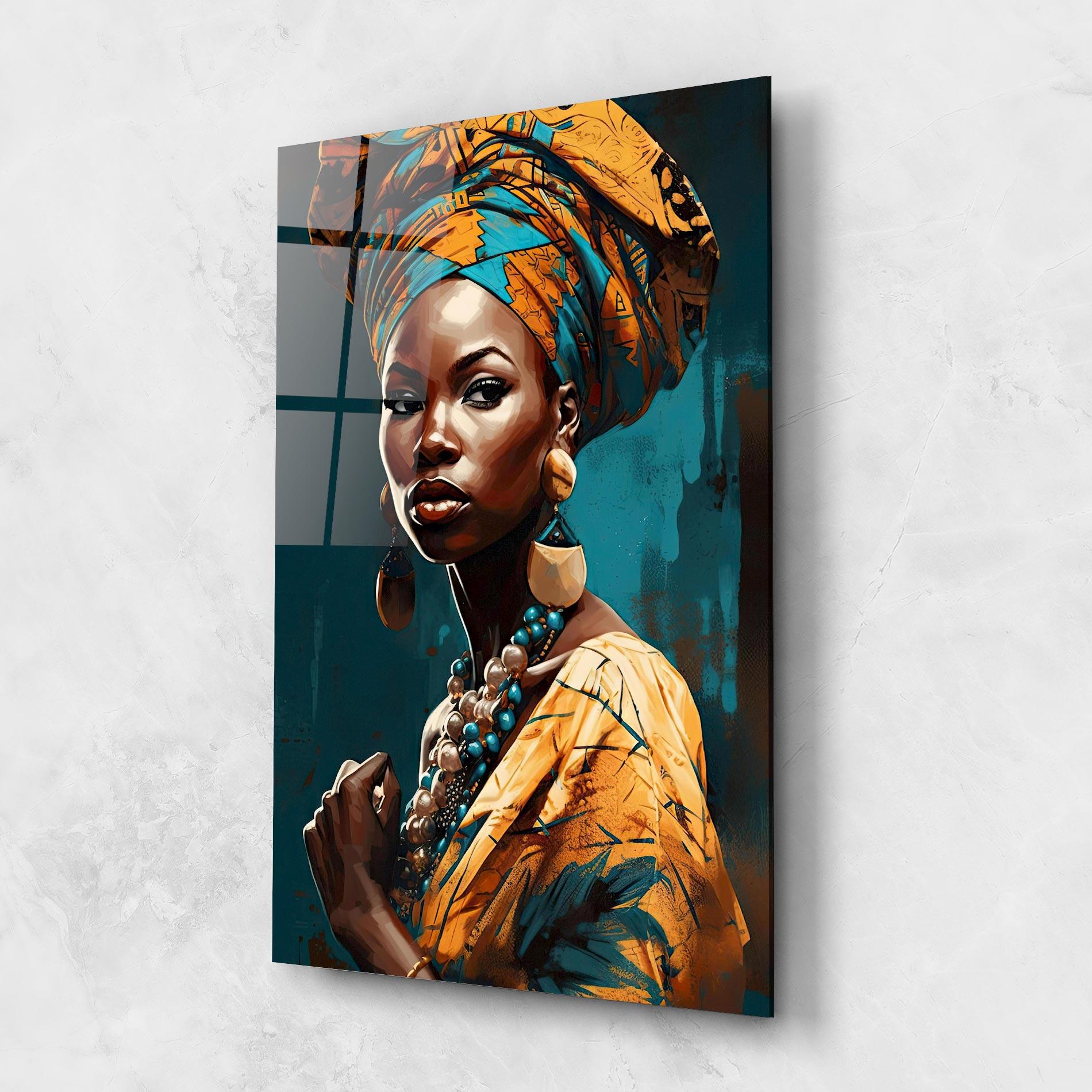 Obraz na Szkle Azure Chic Woman mockup 1