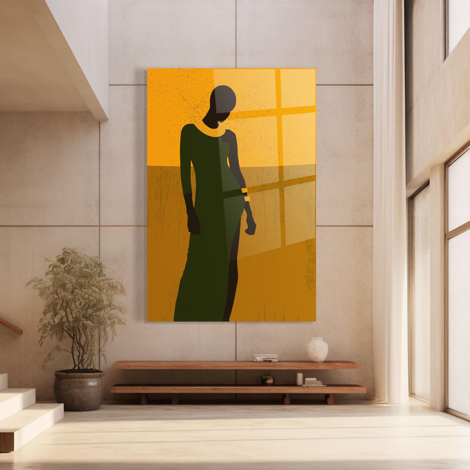 Obraz na Szkle African Dress mockup 8