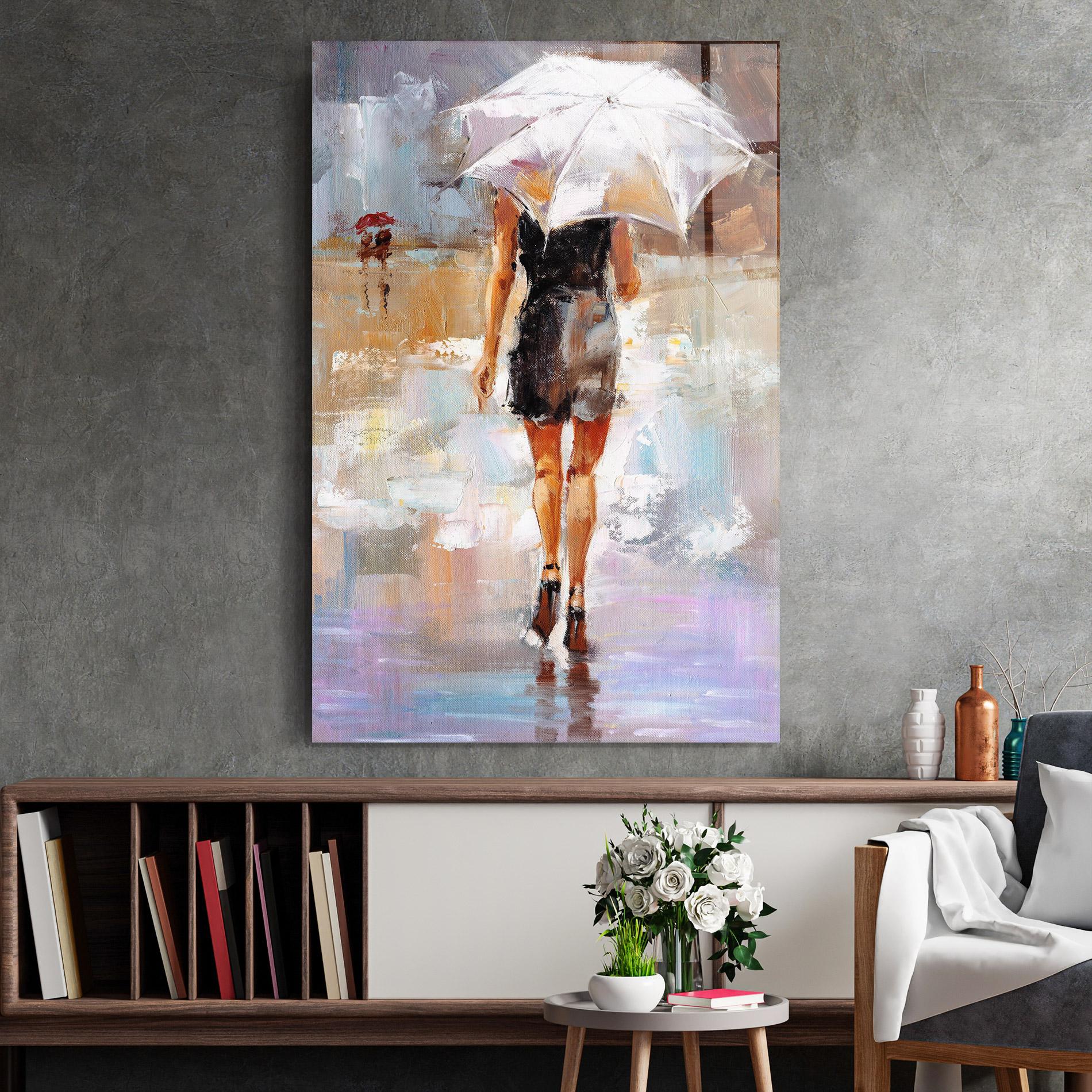 Obraz na Szkle Fashion Lady mockup 2