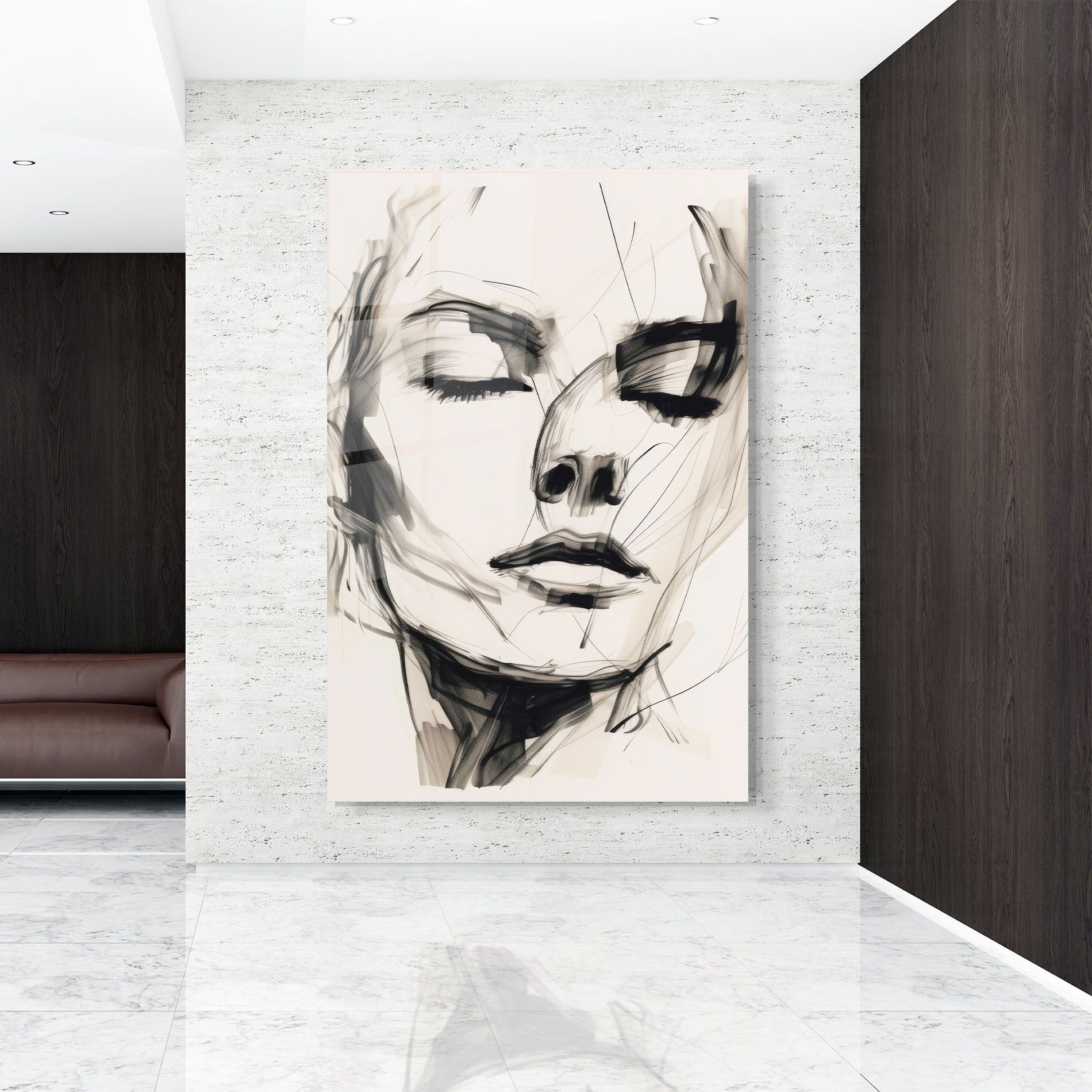 Continuous Line Woman mockup 9