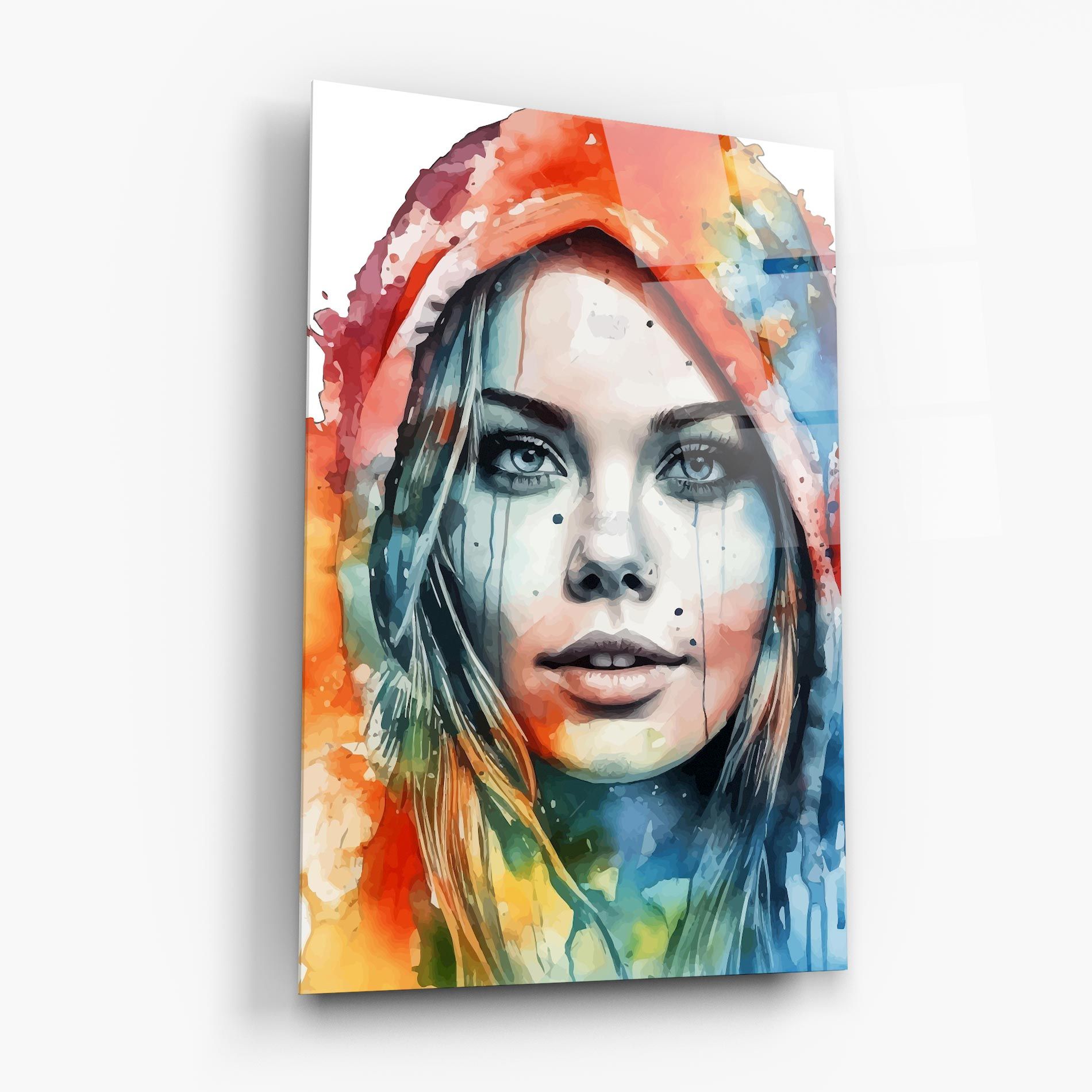 Colorful Portrait Art mockup 6
