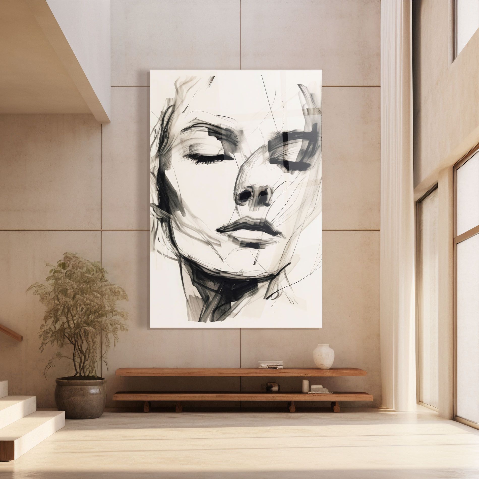 Continuous Line Woman mockup 8