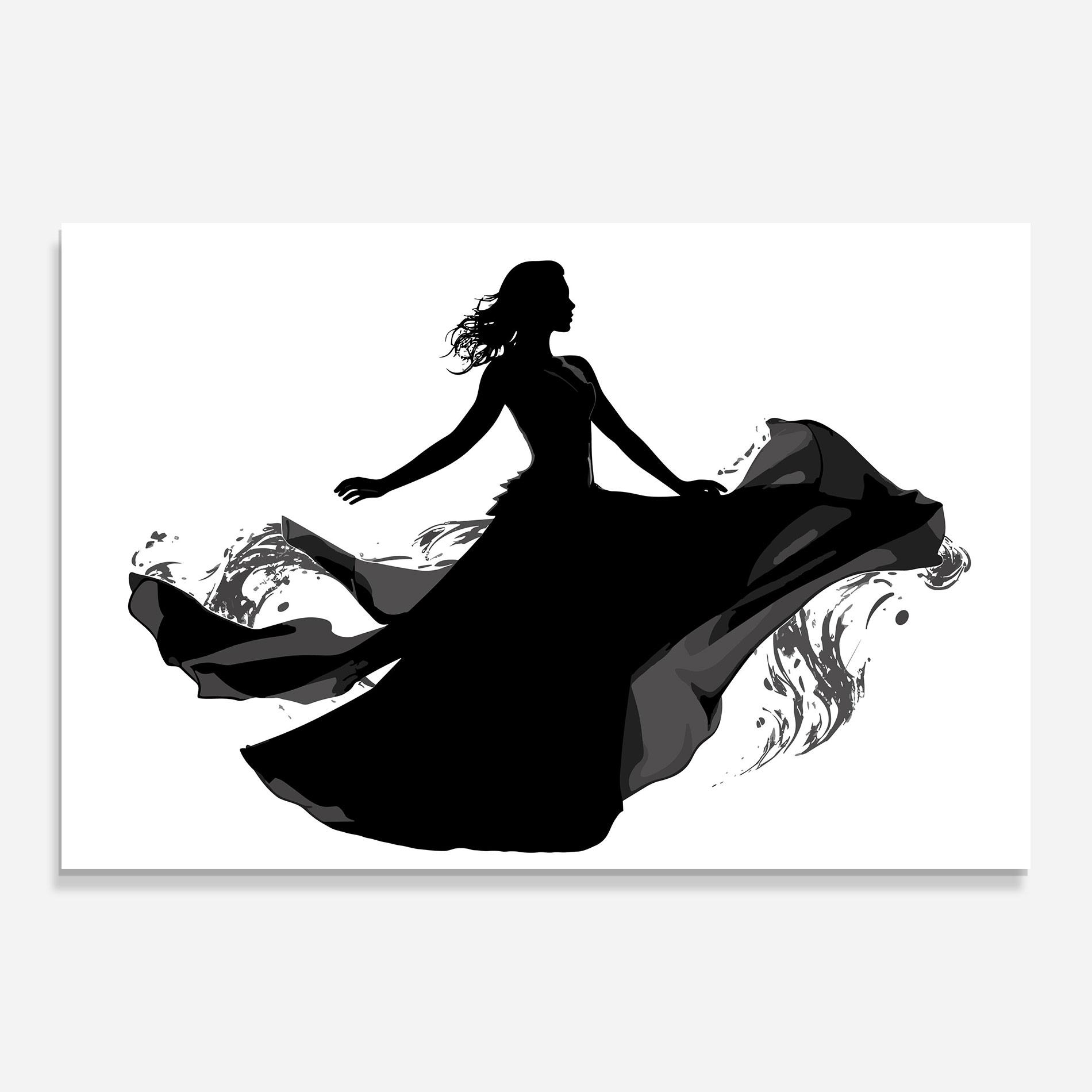 Obraz na Szkle Dress Jump mockup 0