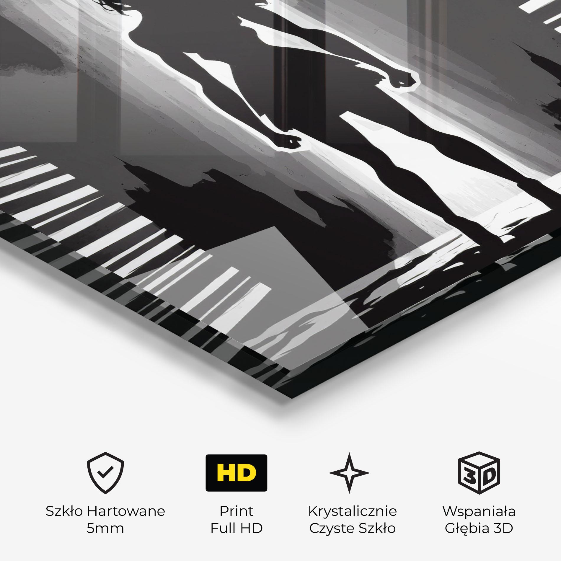 Obraz na Szkle Dark Girl Power mockup 3