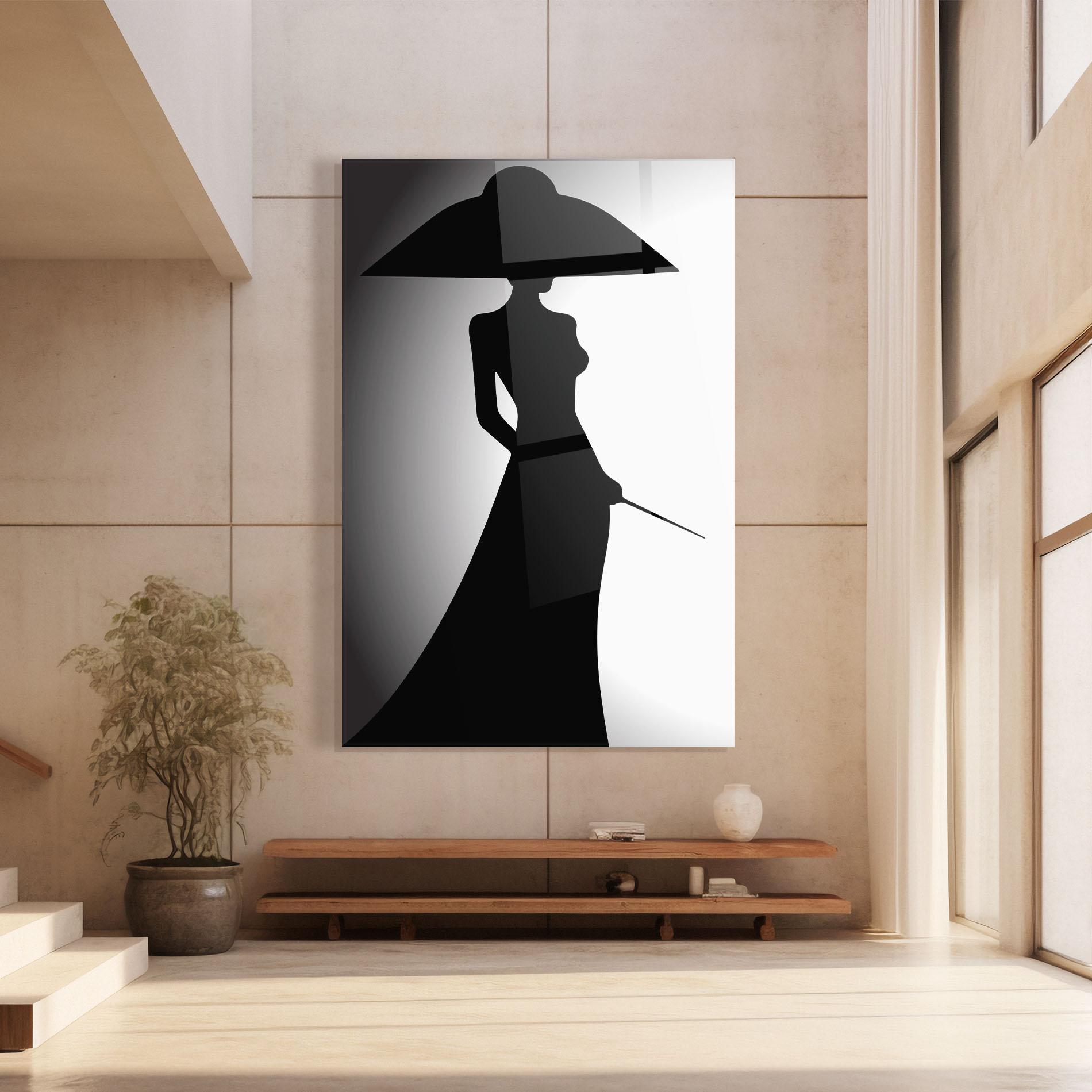 Obraz na Szkle Big Hat Lady mockup 8