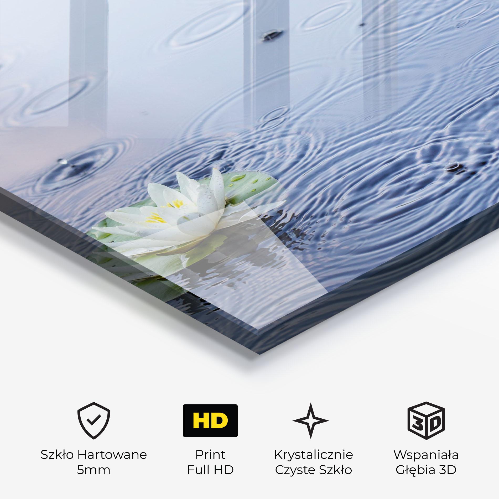 Obraz na Szkle Clear Lake Rain mockup 3