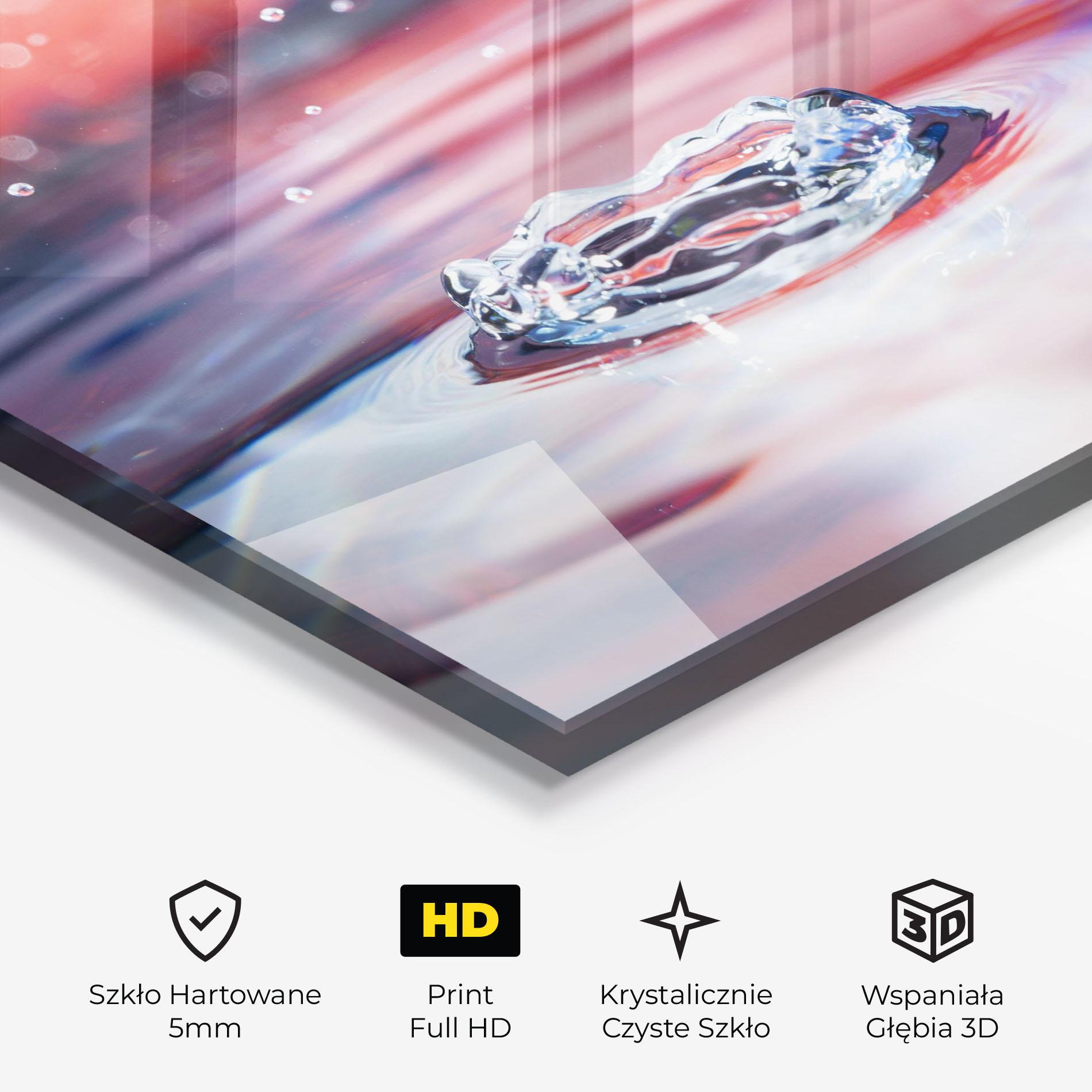 Obraz na Szkle Colorful Water Surface mockup 3