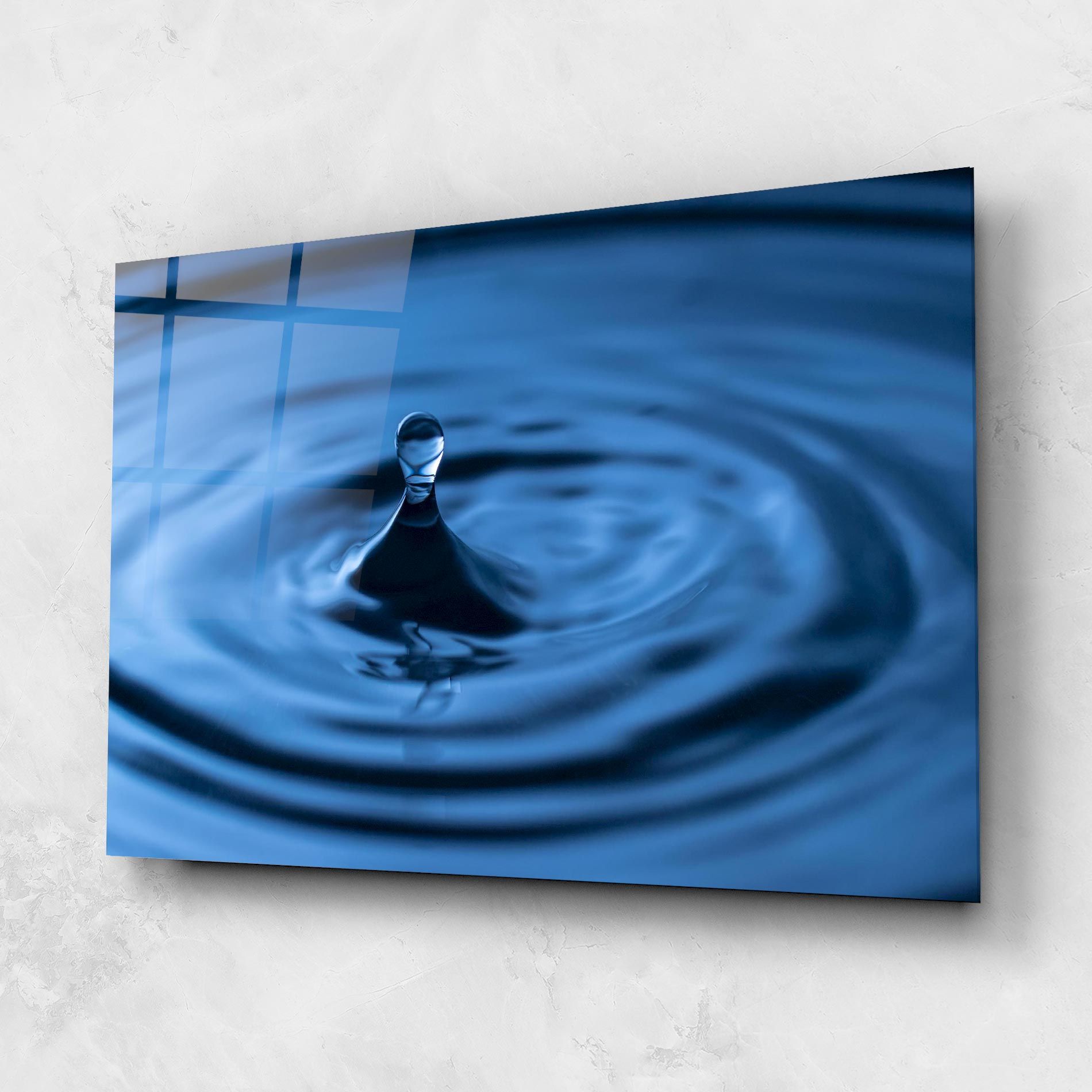 Blue Small Drop mockup 1
