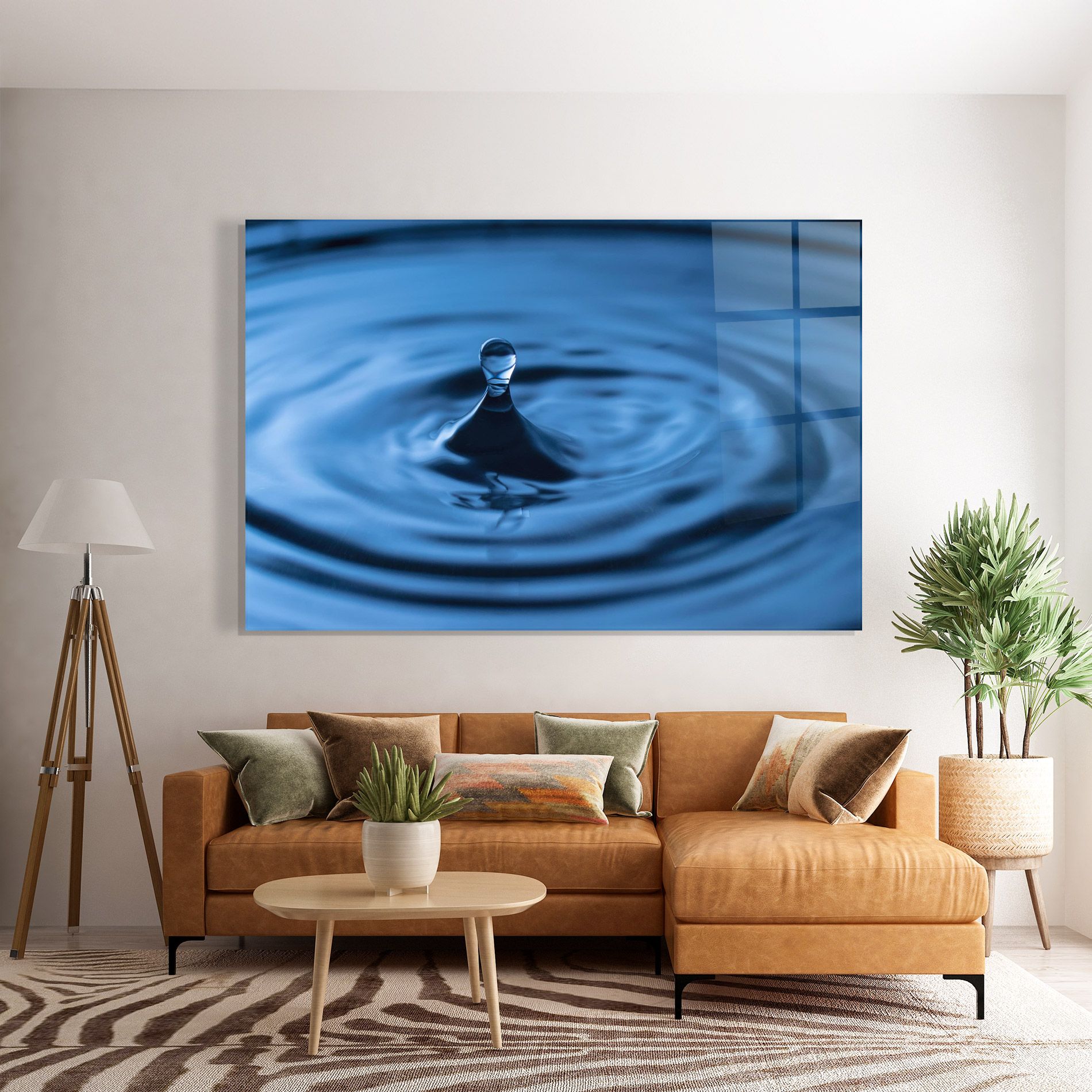 Blue Small Drop mockup 7