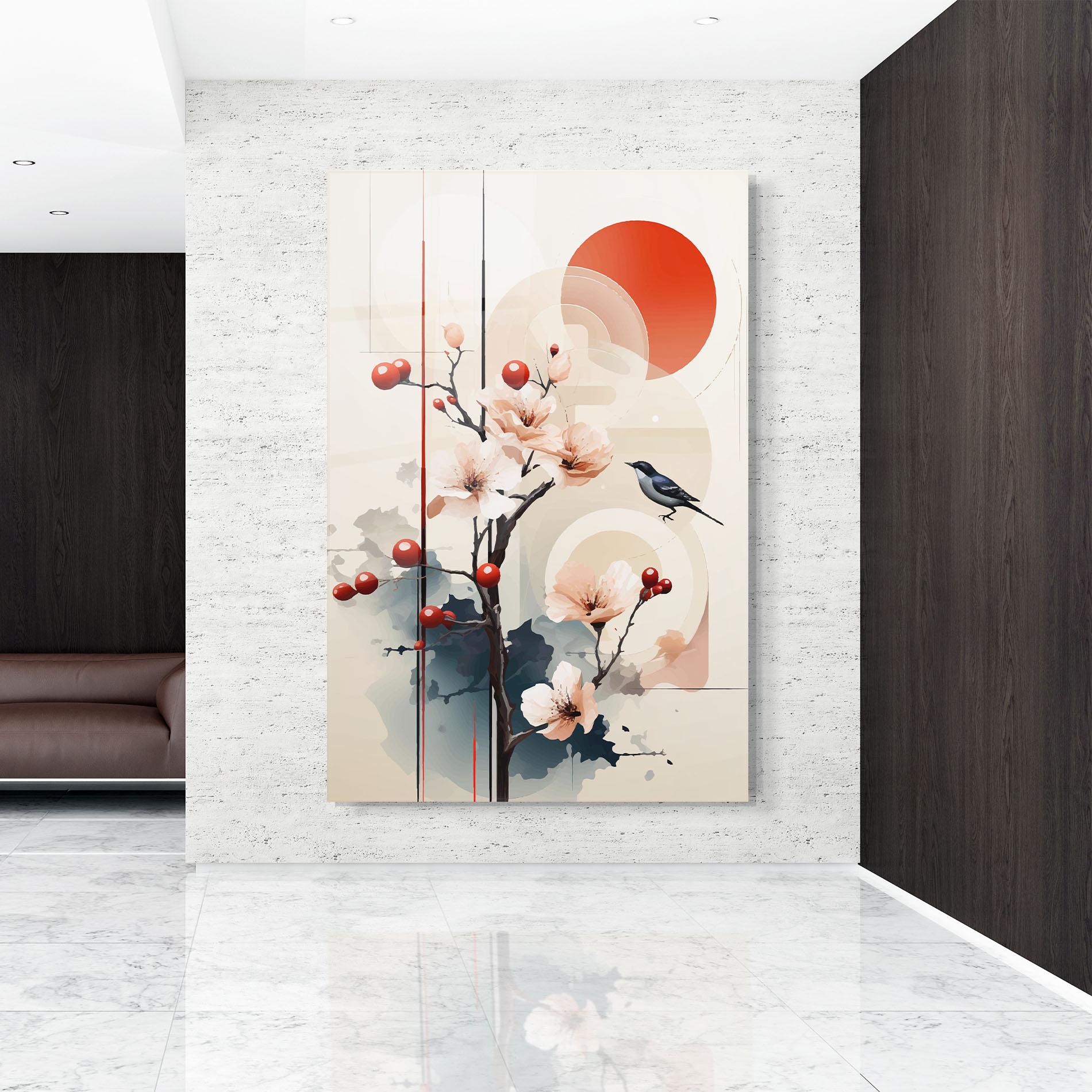 Obraz na Szkle Cream Nature mockup 9