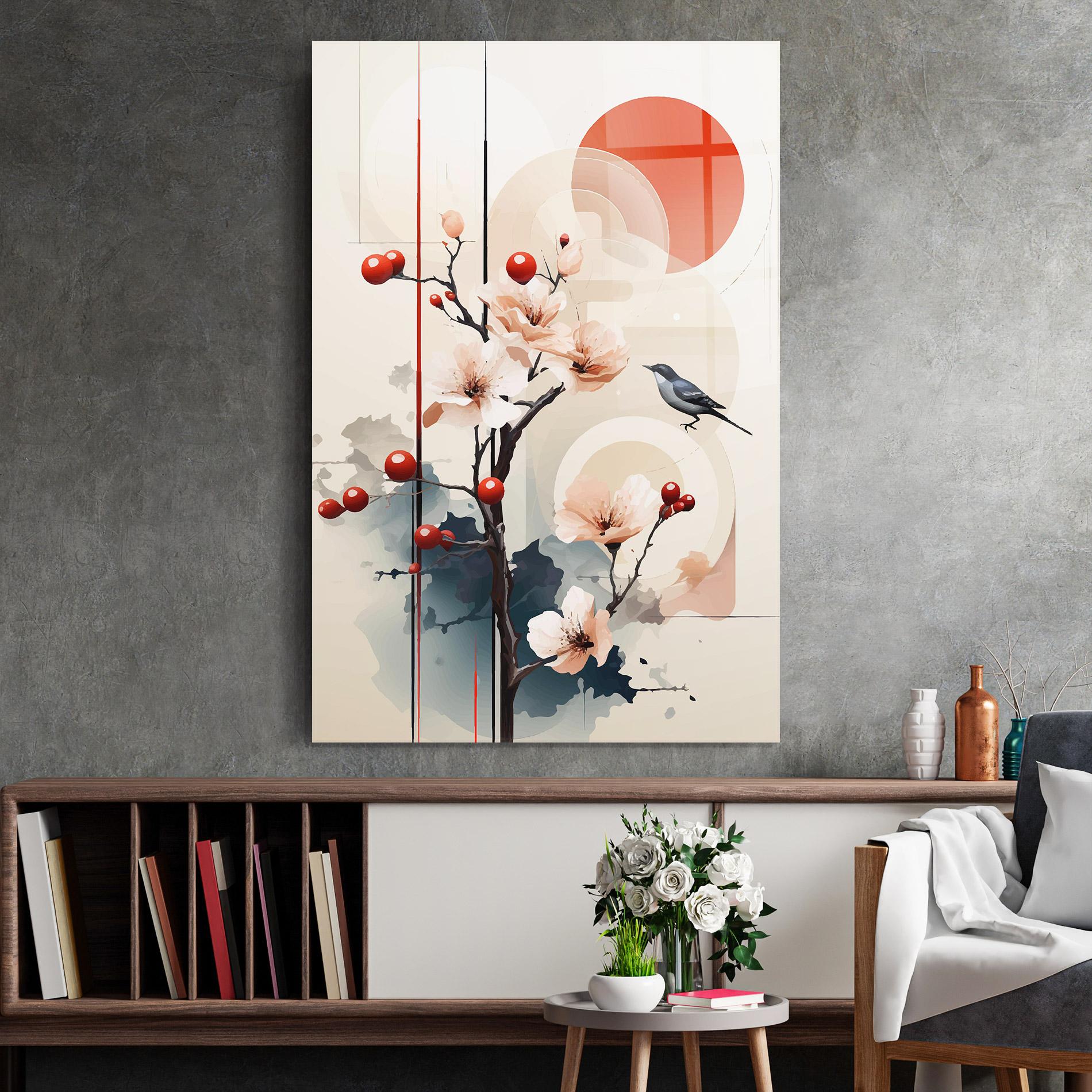 Obraz na Szkle Cream Nature mockup 2