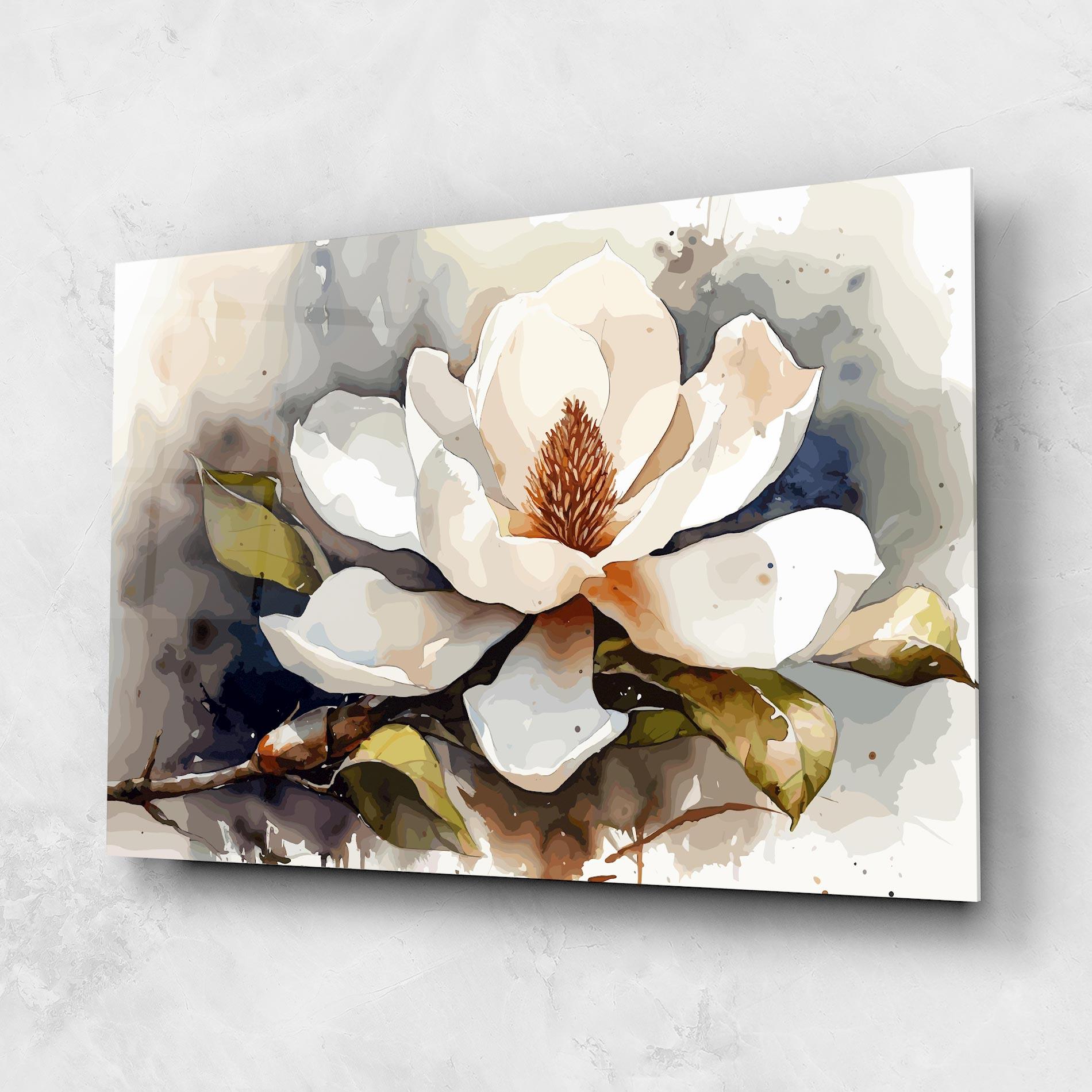 Obraz na Szkle Cream Nature Flower mockup 1
