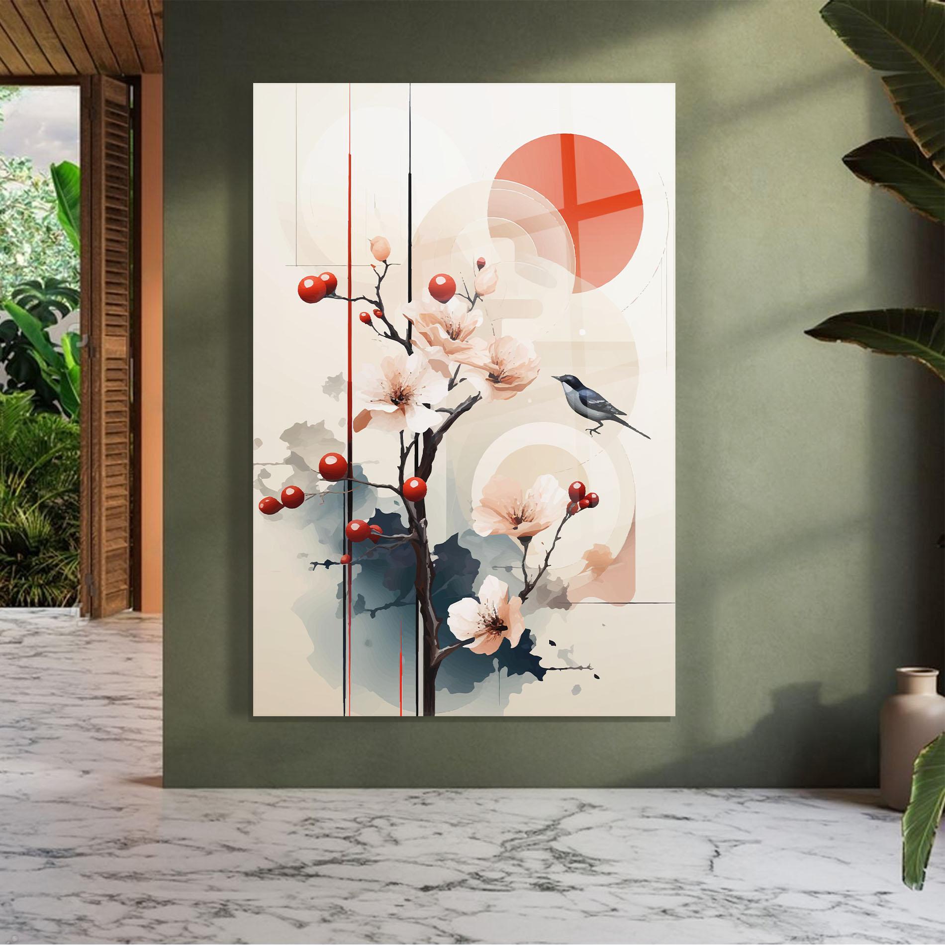 Obraz na Szkle Cream Nature mockup 7