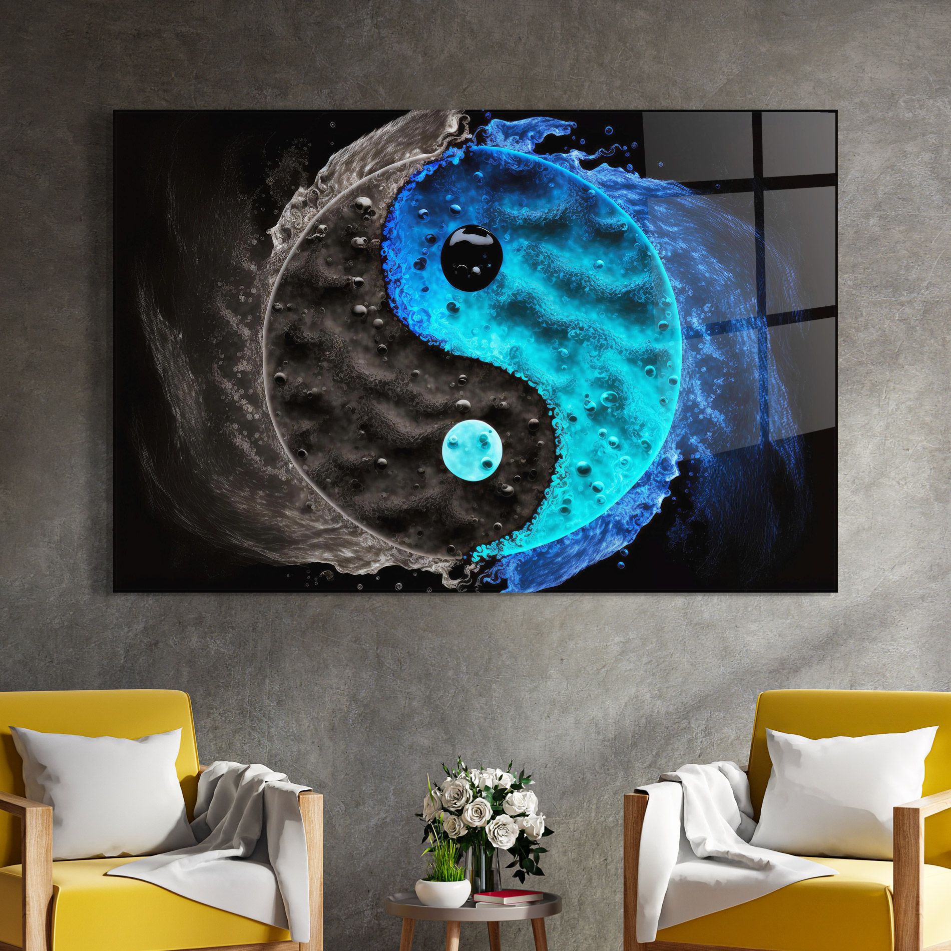Blue Water Yinyang mockup 4