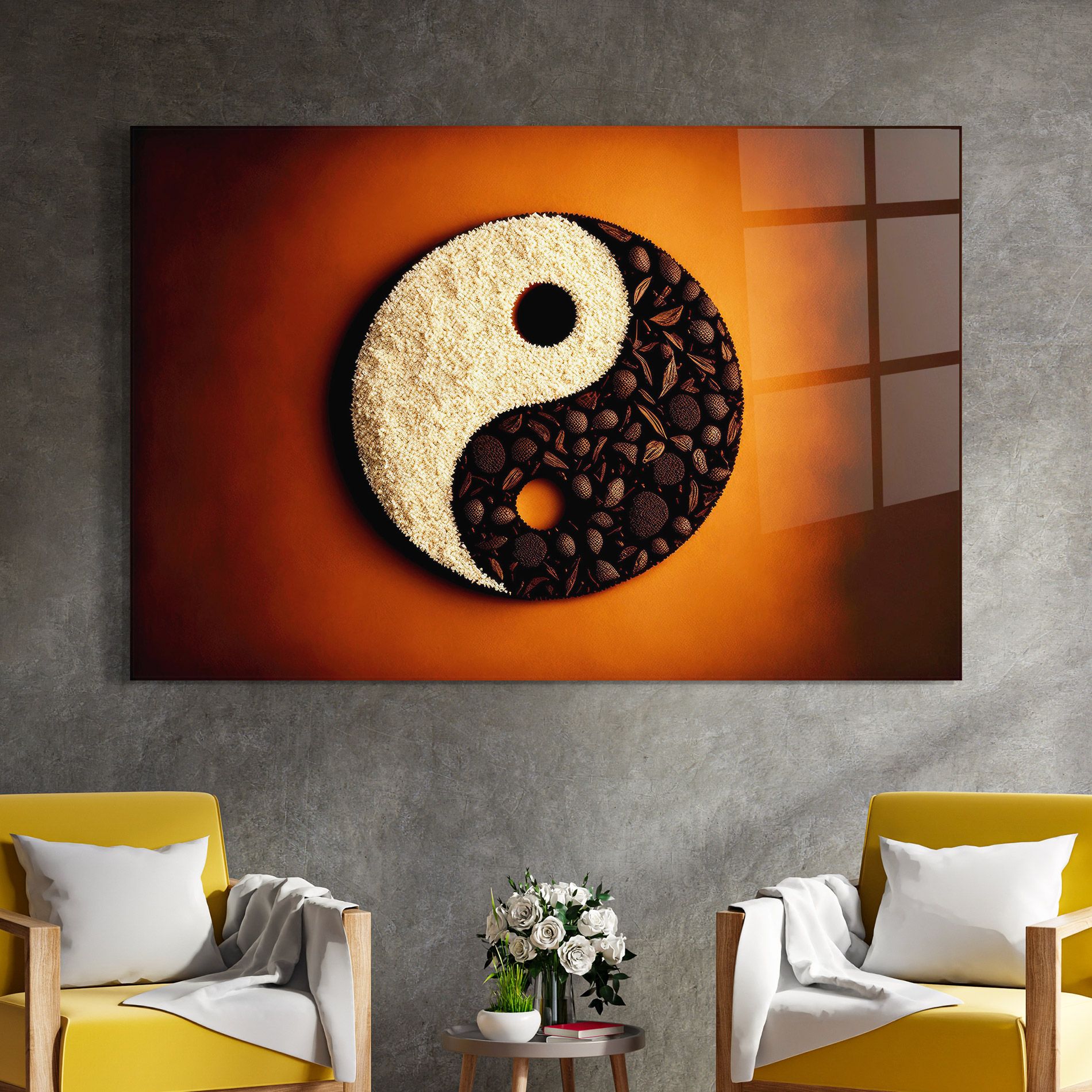 Coffee Yinyang mockup 4