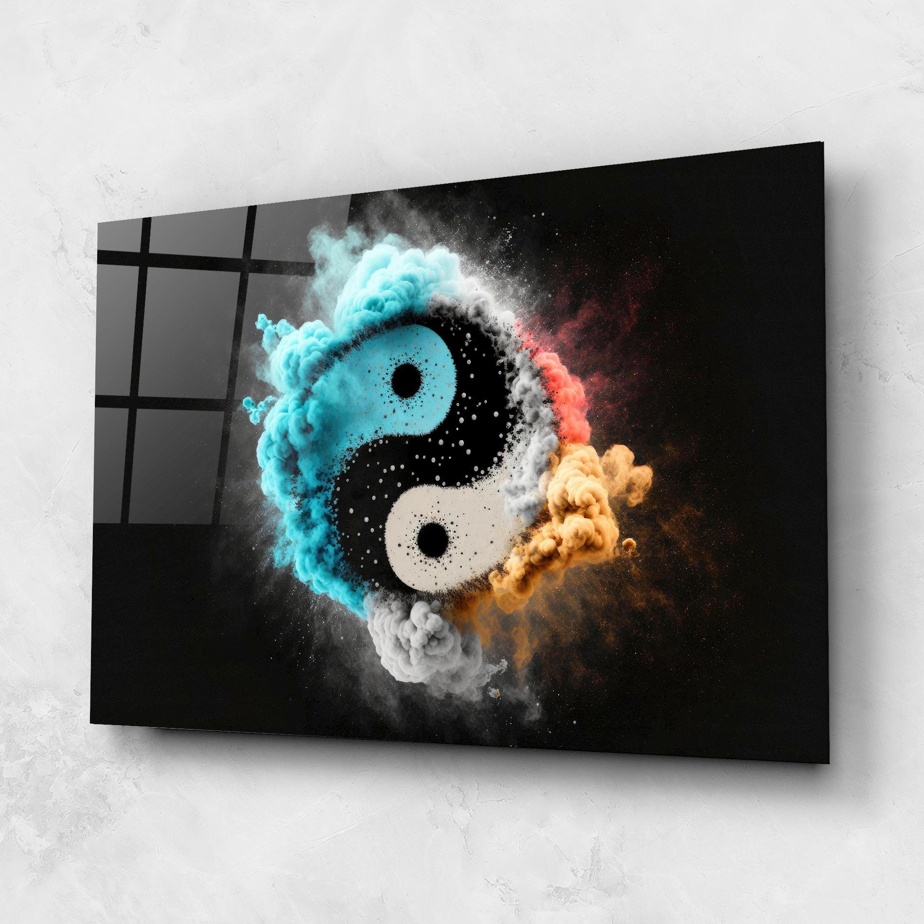 Obraz na Szkle Blue Smoke Yinuang mockup 1