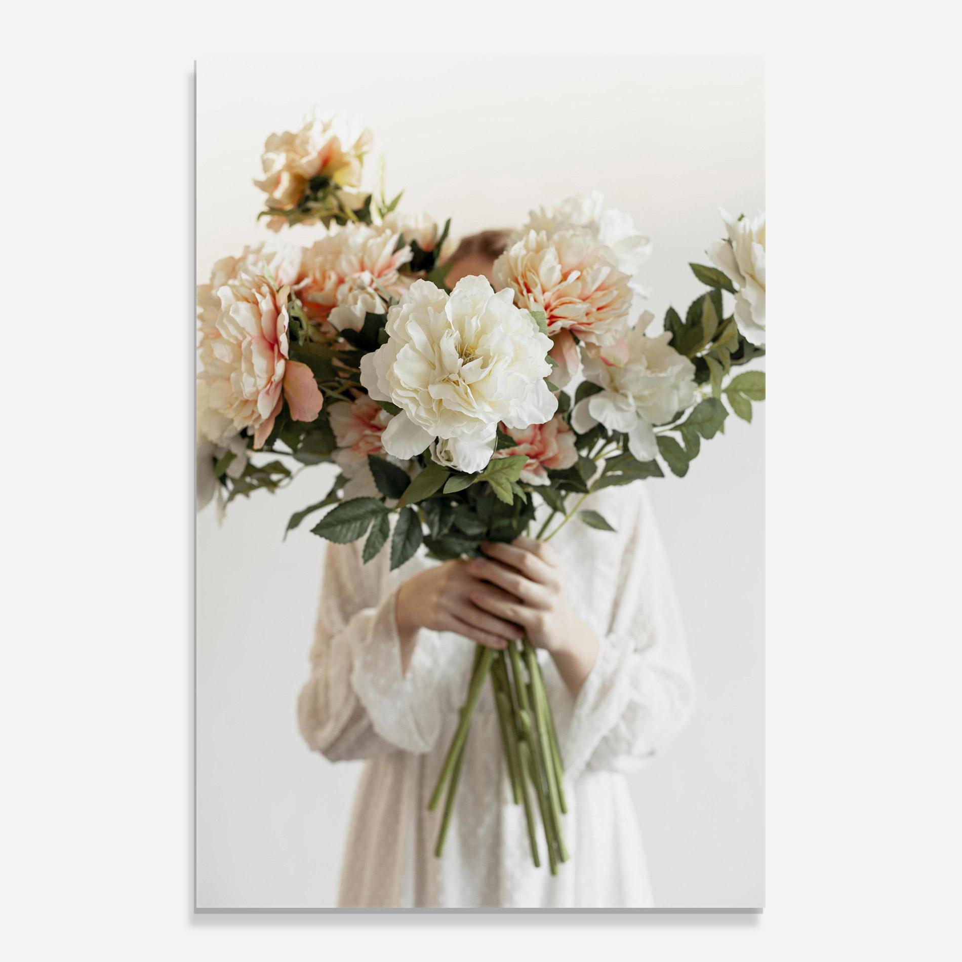 Obraz na Szkle Bouquet Holding mockup 0