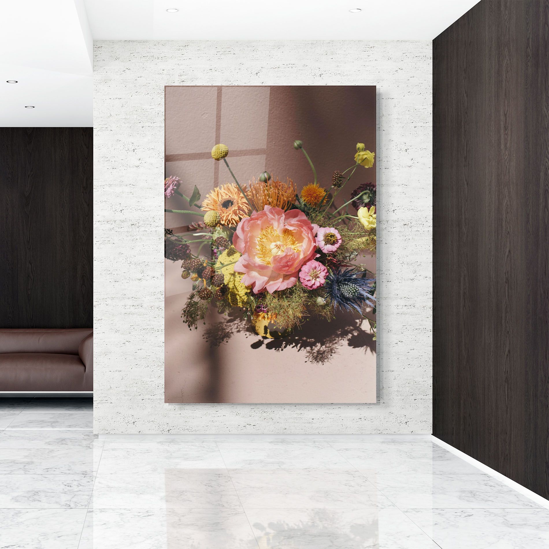 Pastel Orange Bouquet mockup 9