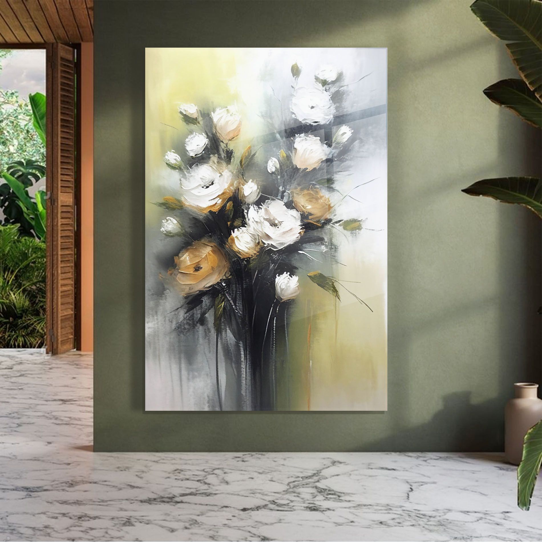 Bouquet Painting mockup 7