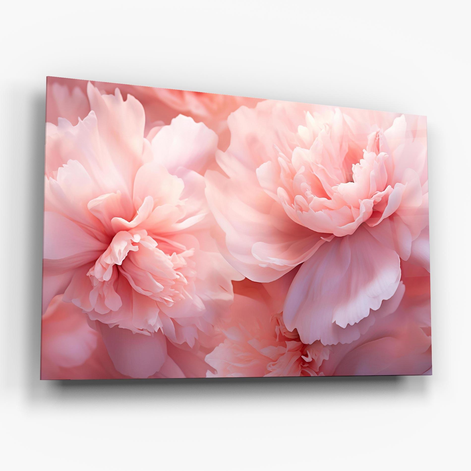 Obraz na Szkle Close Up Dreamy Peony mockup 6