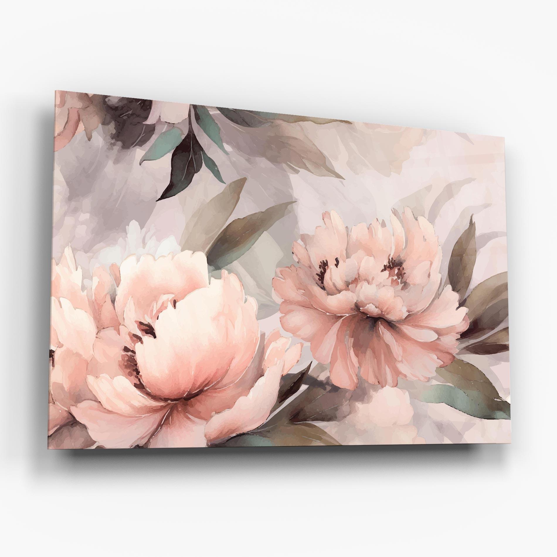 Obraz na Szkle Dreamy Peony Art mockup 6