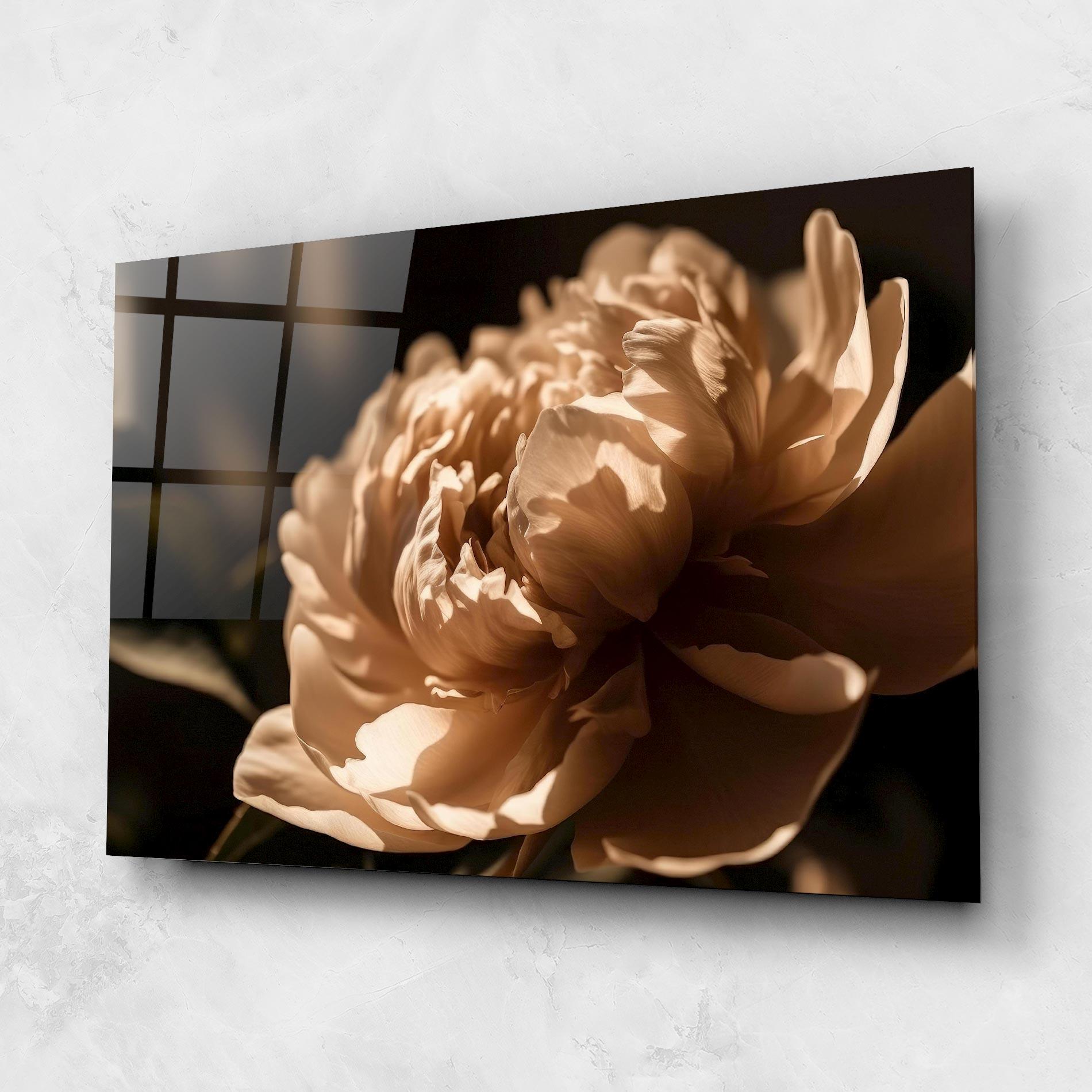 Obraz na Szkle Cream Peony mockup 1
