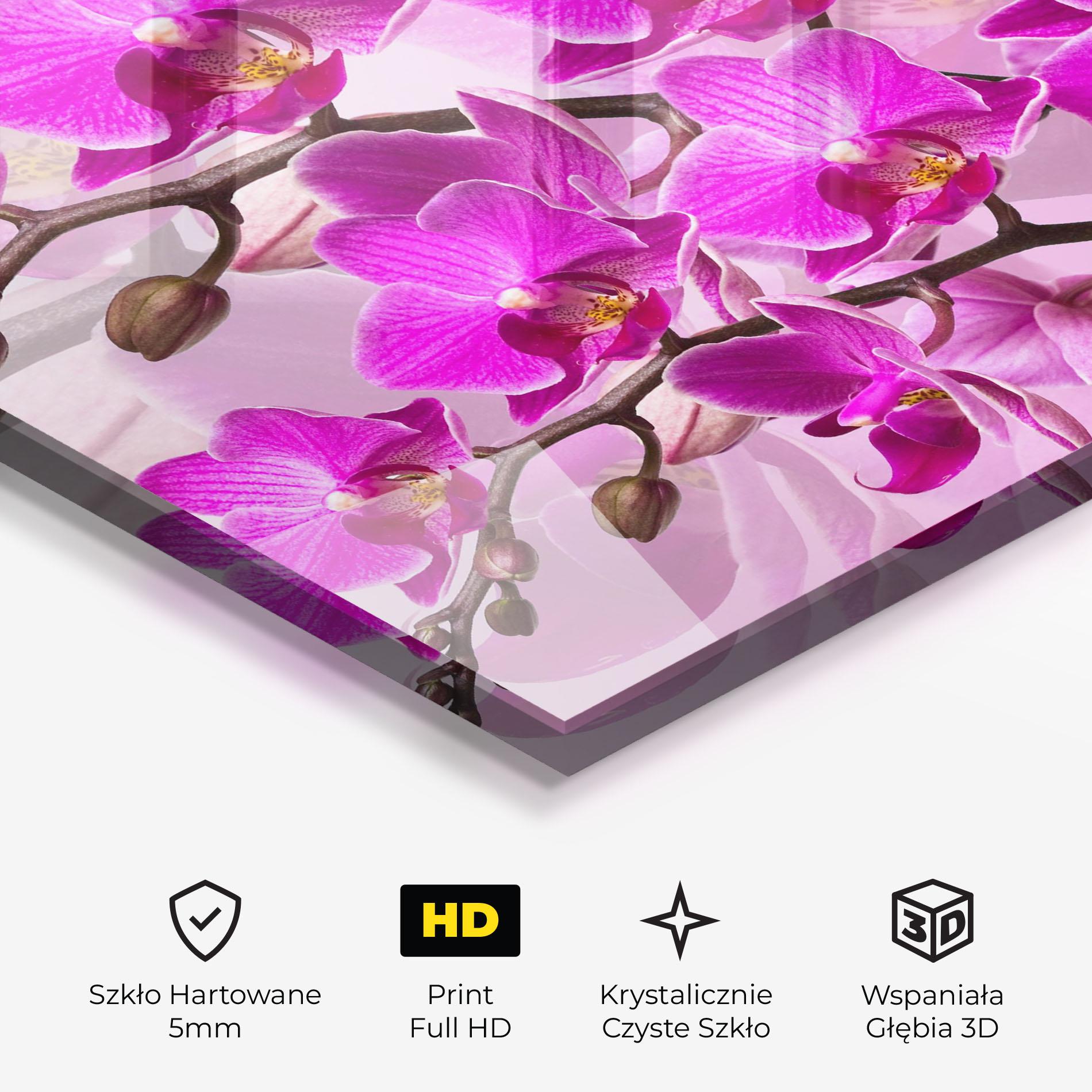 Obraz na Szkle Flori Roz mockup 3