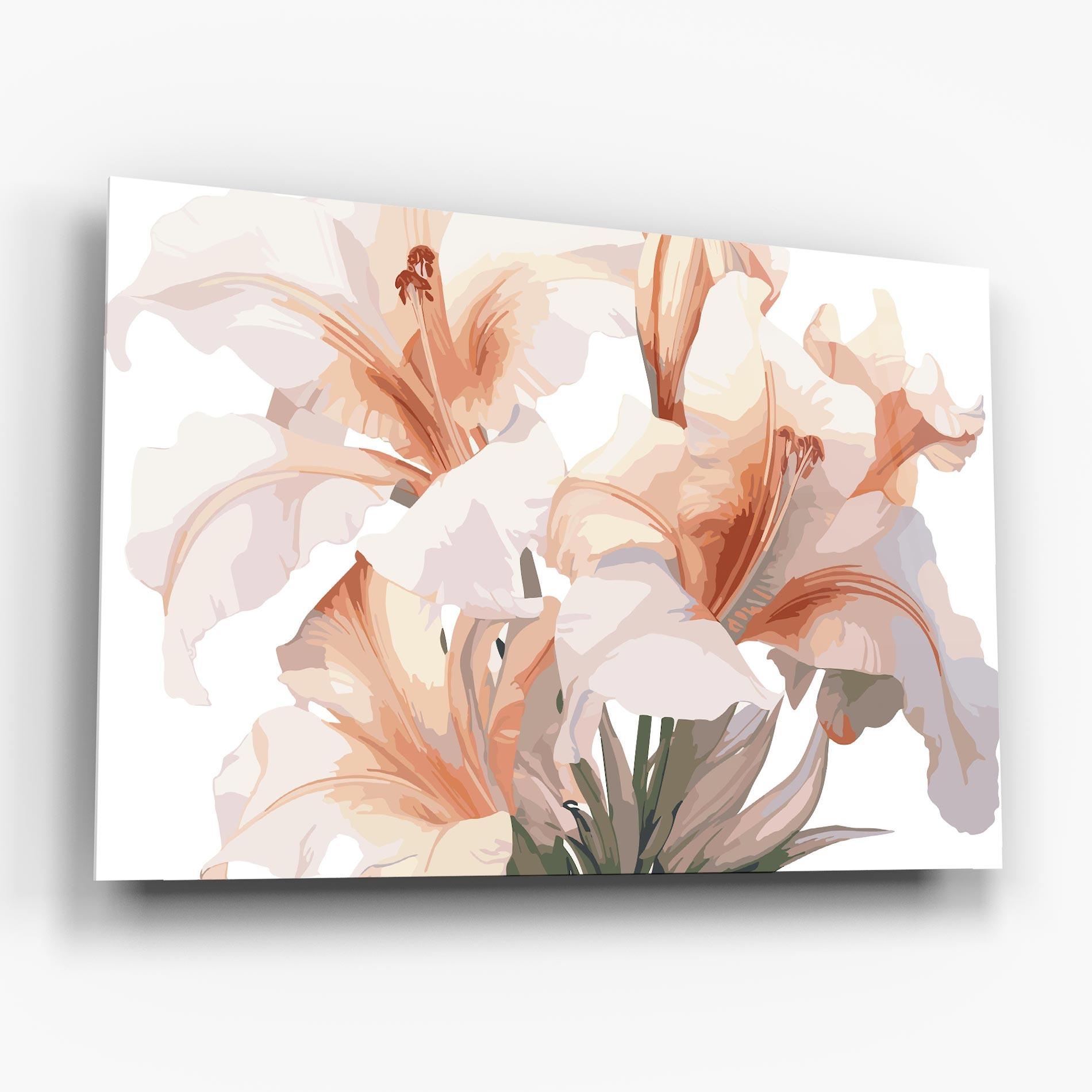 Obraz na Szkle Light Pink Lily mockup 6