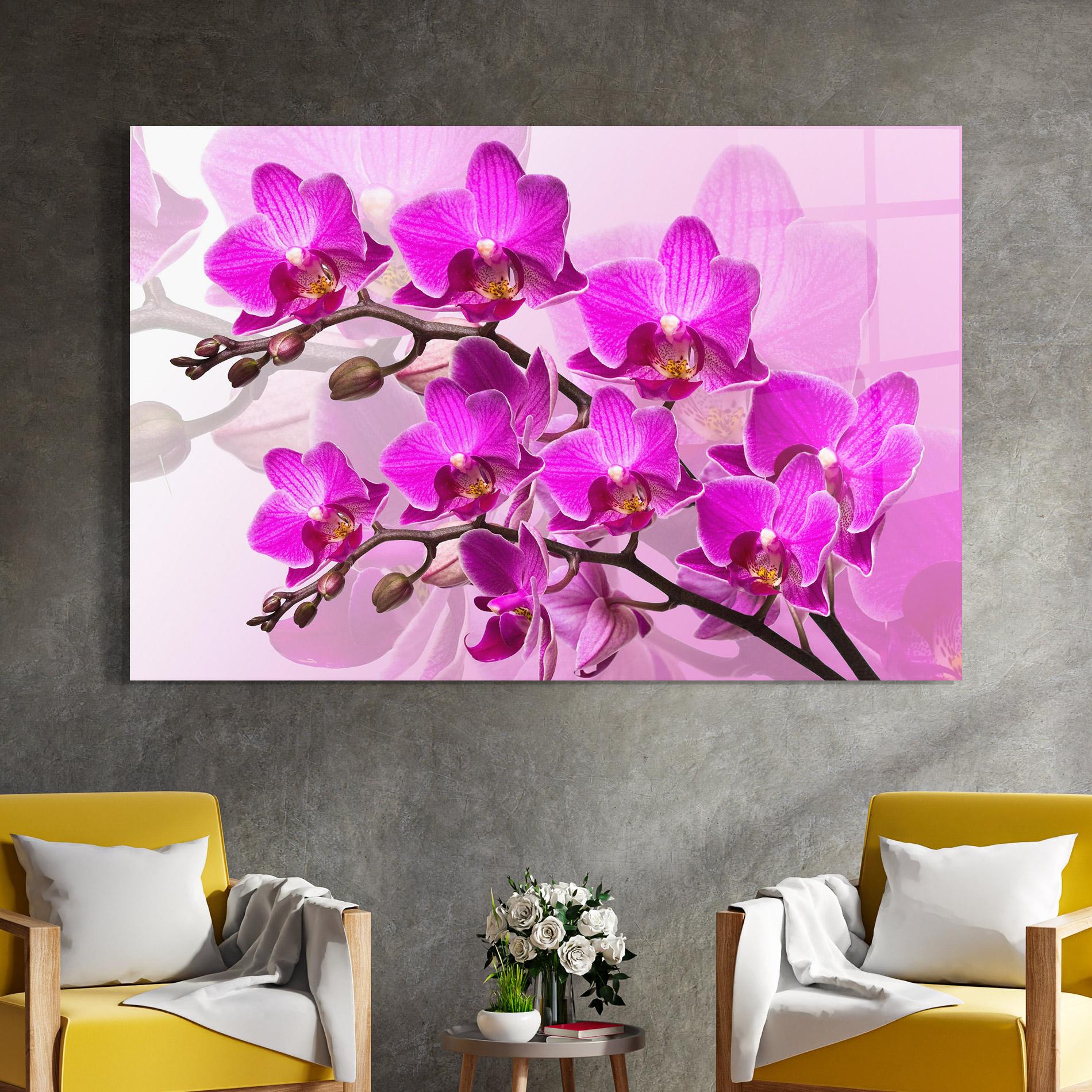 Obraz na Szkle Flori Roz mockup 4