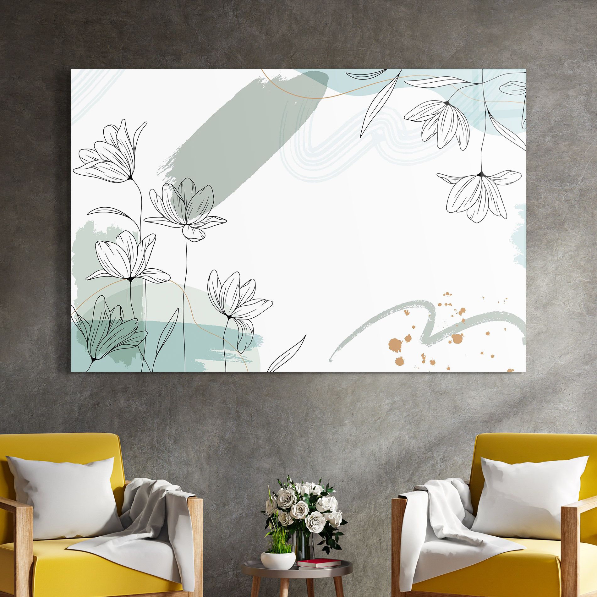 Black Blue Line mockup 4