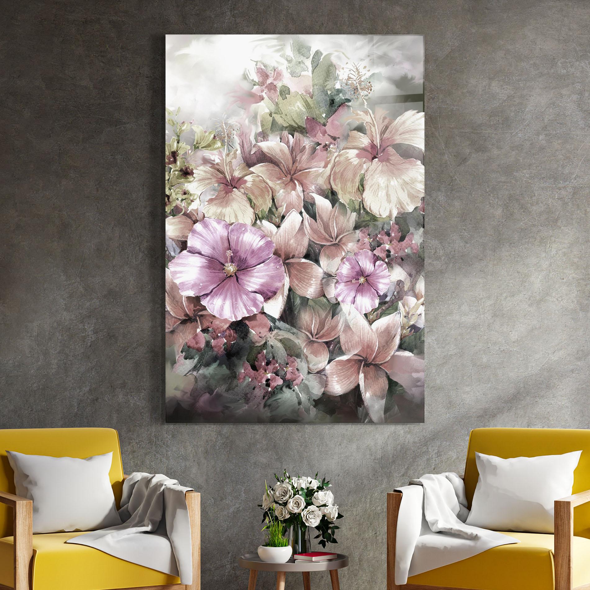 Obraz na Szkle Contrastul De Flori mockup 4