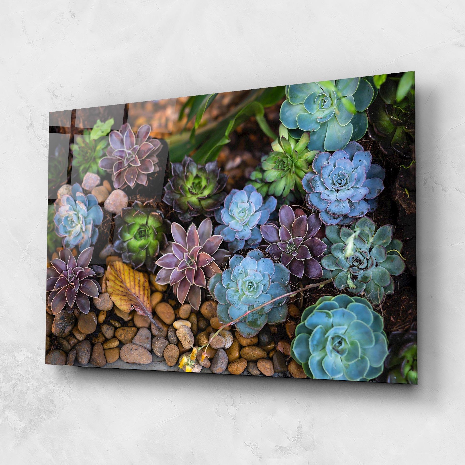 Obraz na Szkle Colorful Flowers mockup 1