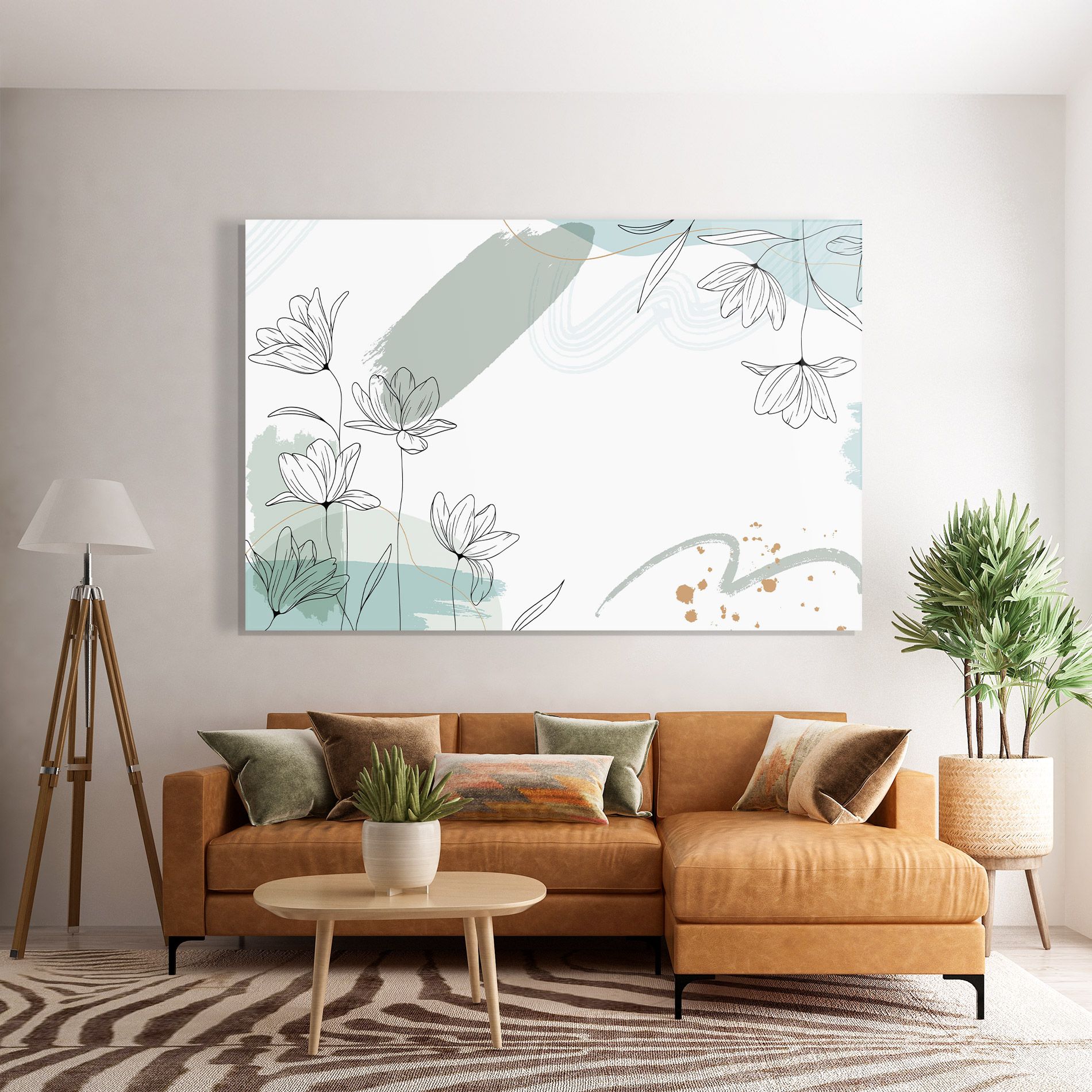 Black Blue Line mockup 7