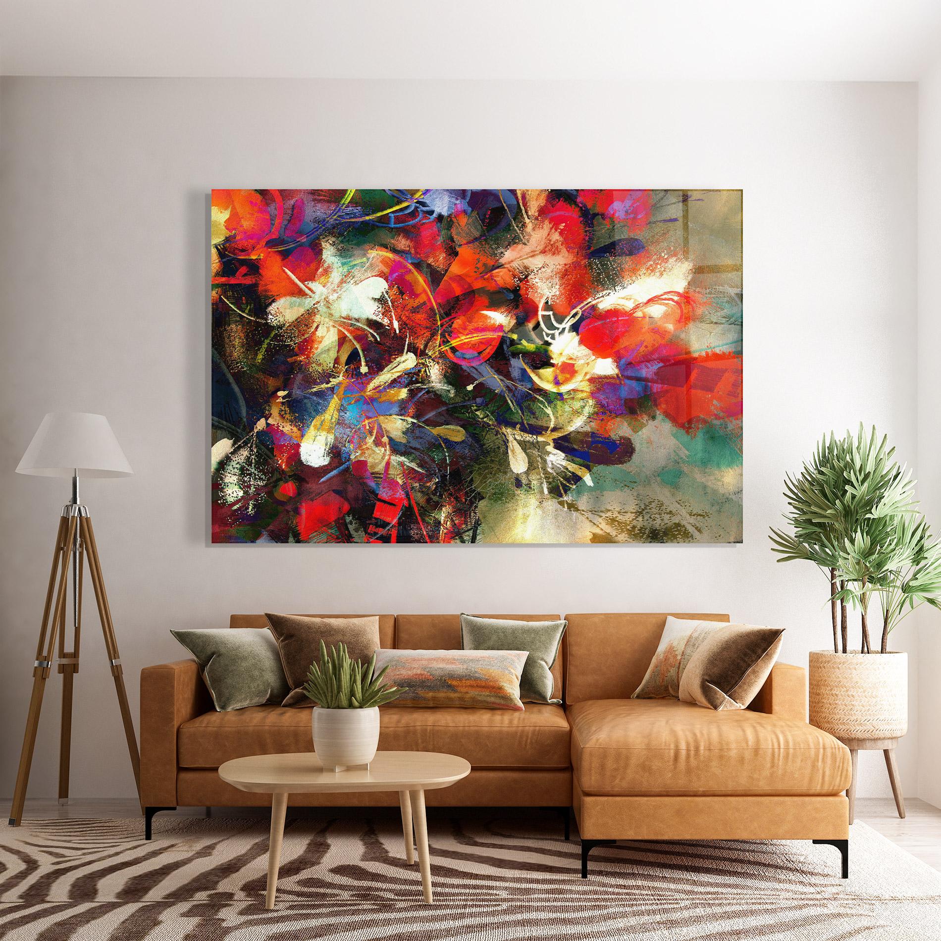 Obraz na Szkle Flori Abstracte mockup 7