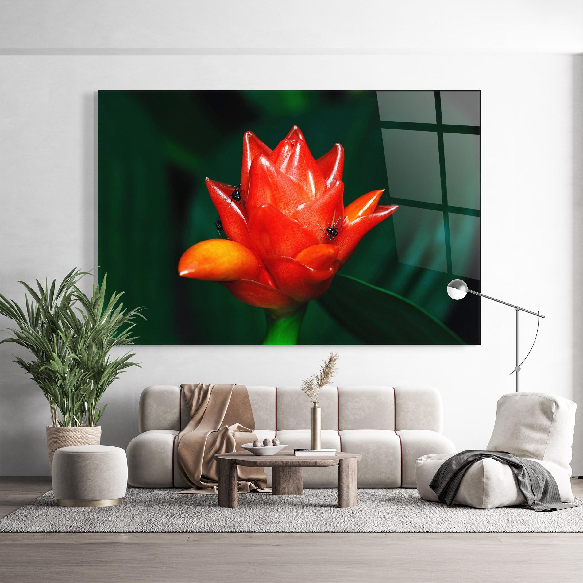 Obraz na Szkle Cool Orange Exotic mockup 9