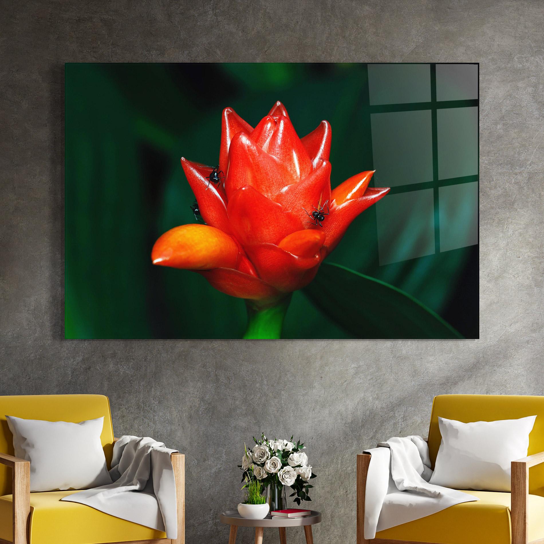 Obraz na Szkle Cool Orange Exotic mockup 4