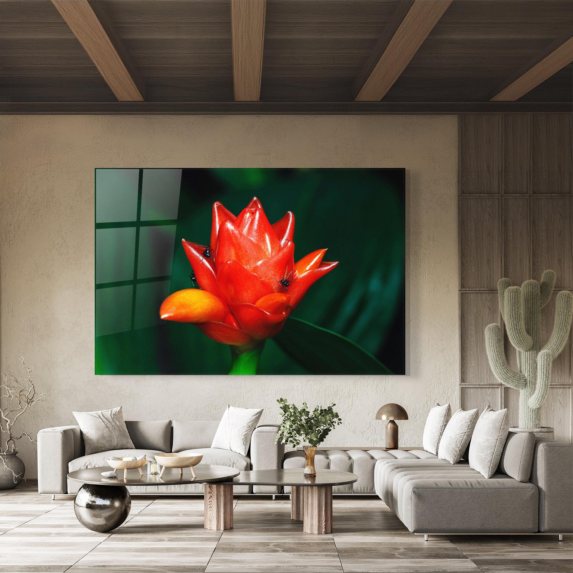 Obraz na Szkle Cool Orange Exotic mockup 8