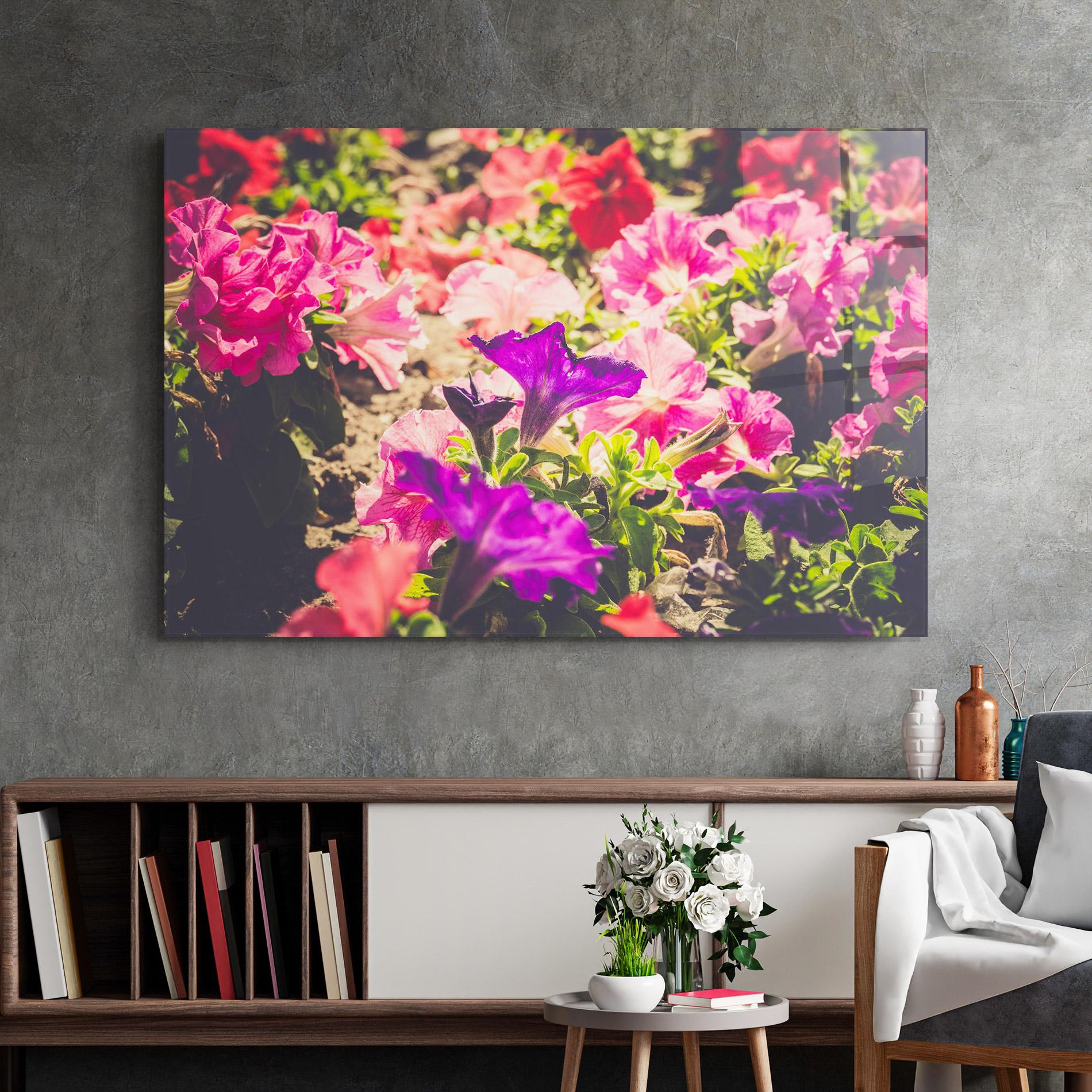 Obraz na Szkle Daylight Purple Flower mockup 2