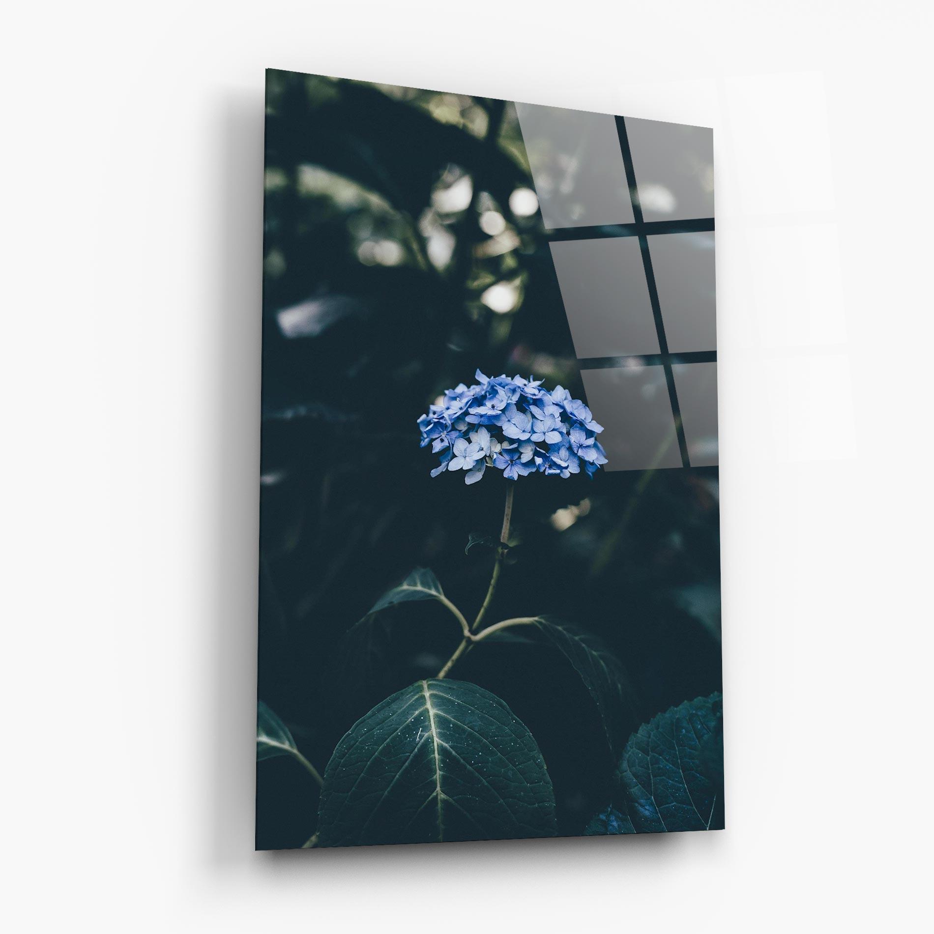 Obraz na Szkle Forest Blue Flower mockup 6