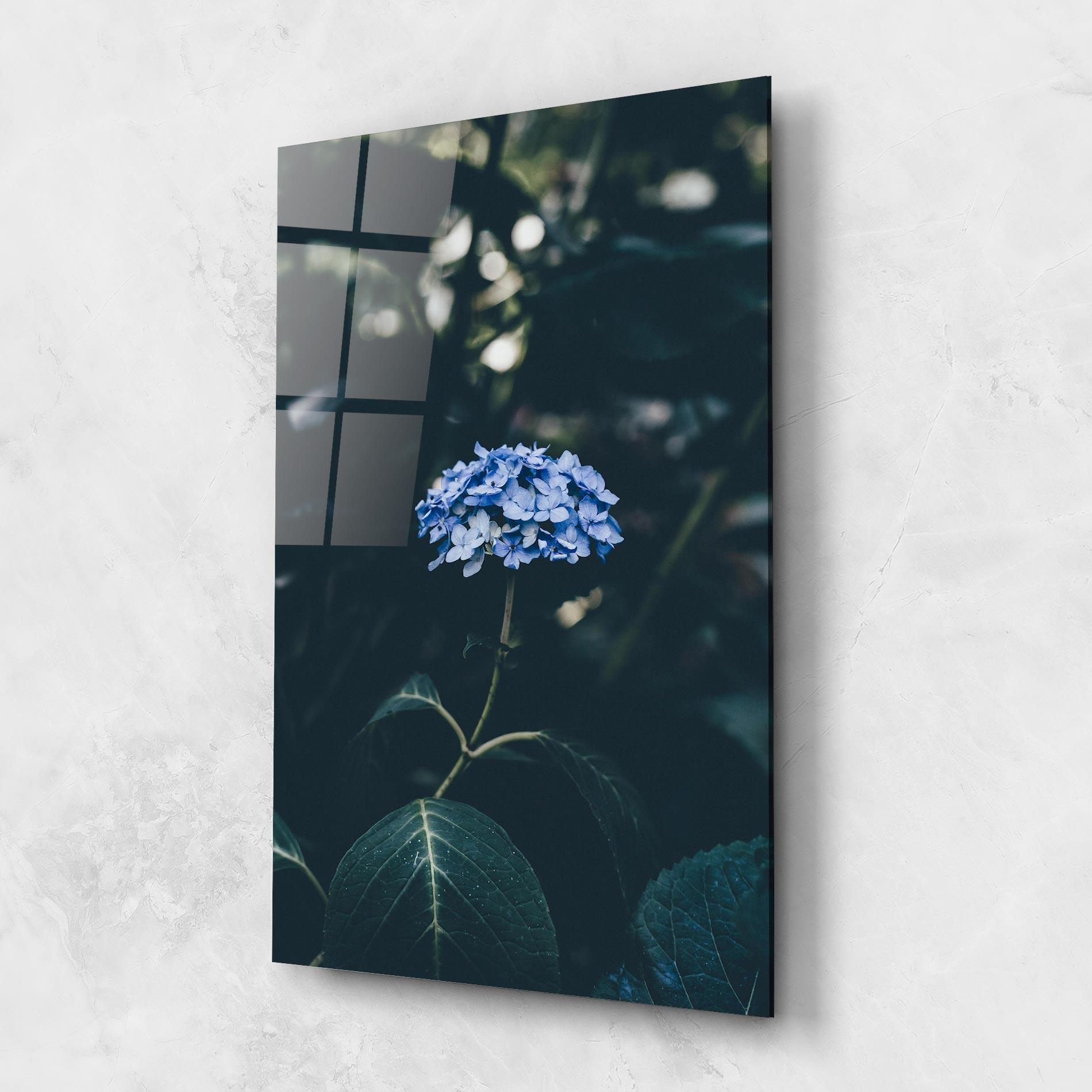 Obraz na Szkle Forest Blue Flower mockup 1